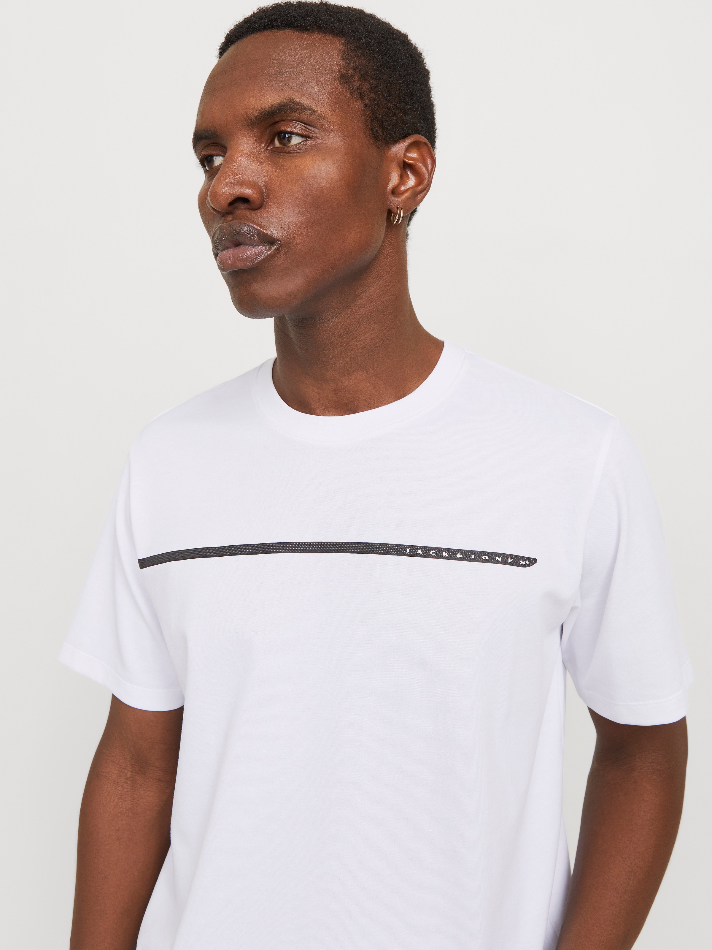 Jack & Jones T-Shirt »JCOFUSION FULL BRANDING TEE SS CREW NOOS«