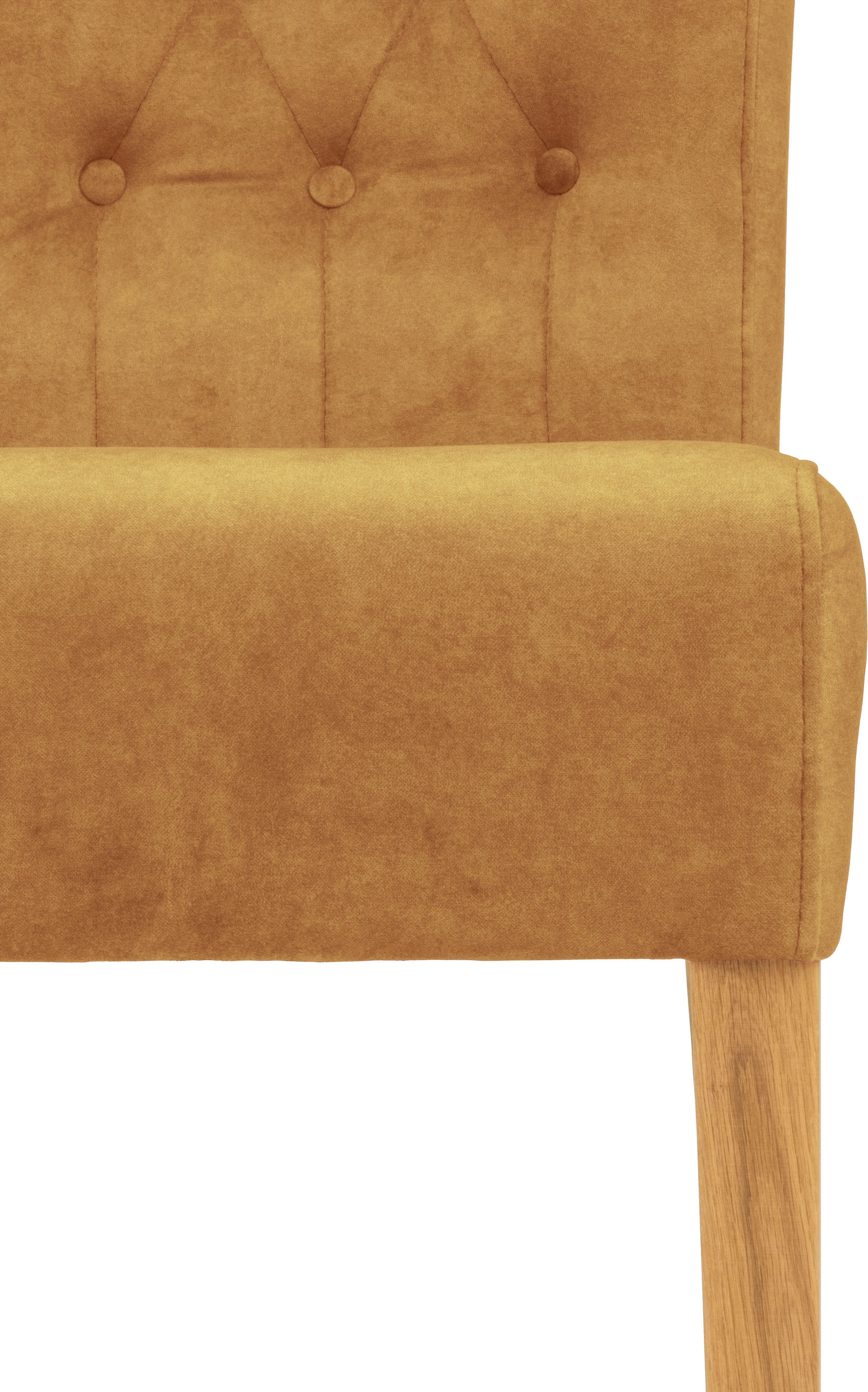 Home affaire Polsterstuhl »Queen«, (Set), 2 St., Samtvelours, Esszimmerstuhl mit Knopfheftung, 2er, 4er oder 6er-Set