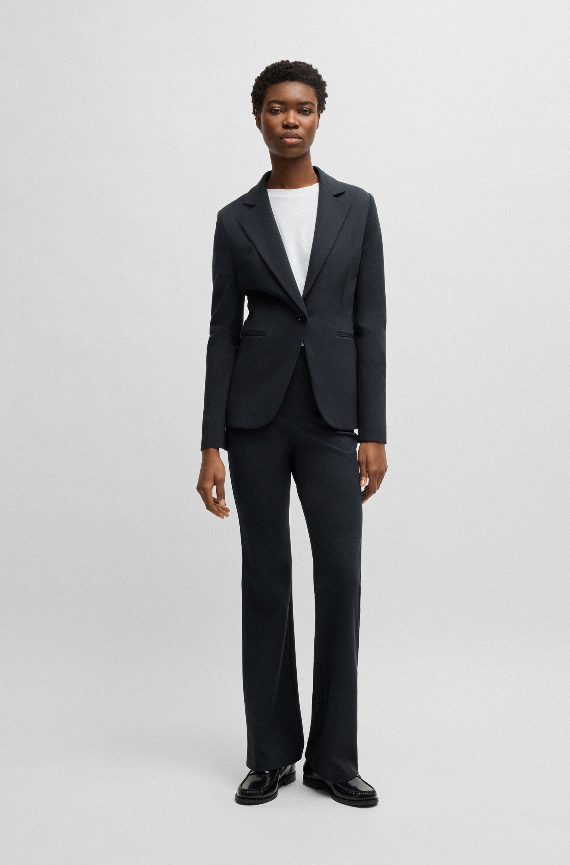 BOSS ORANGE Longblazer »Jaslim Premium Damenmode«, mit geschlitzten Ärmeln