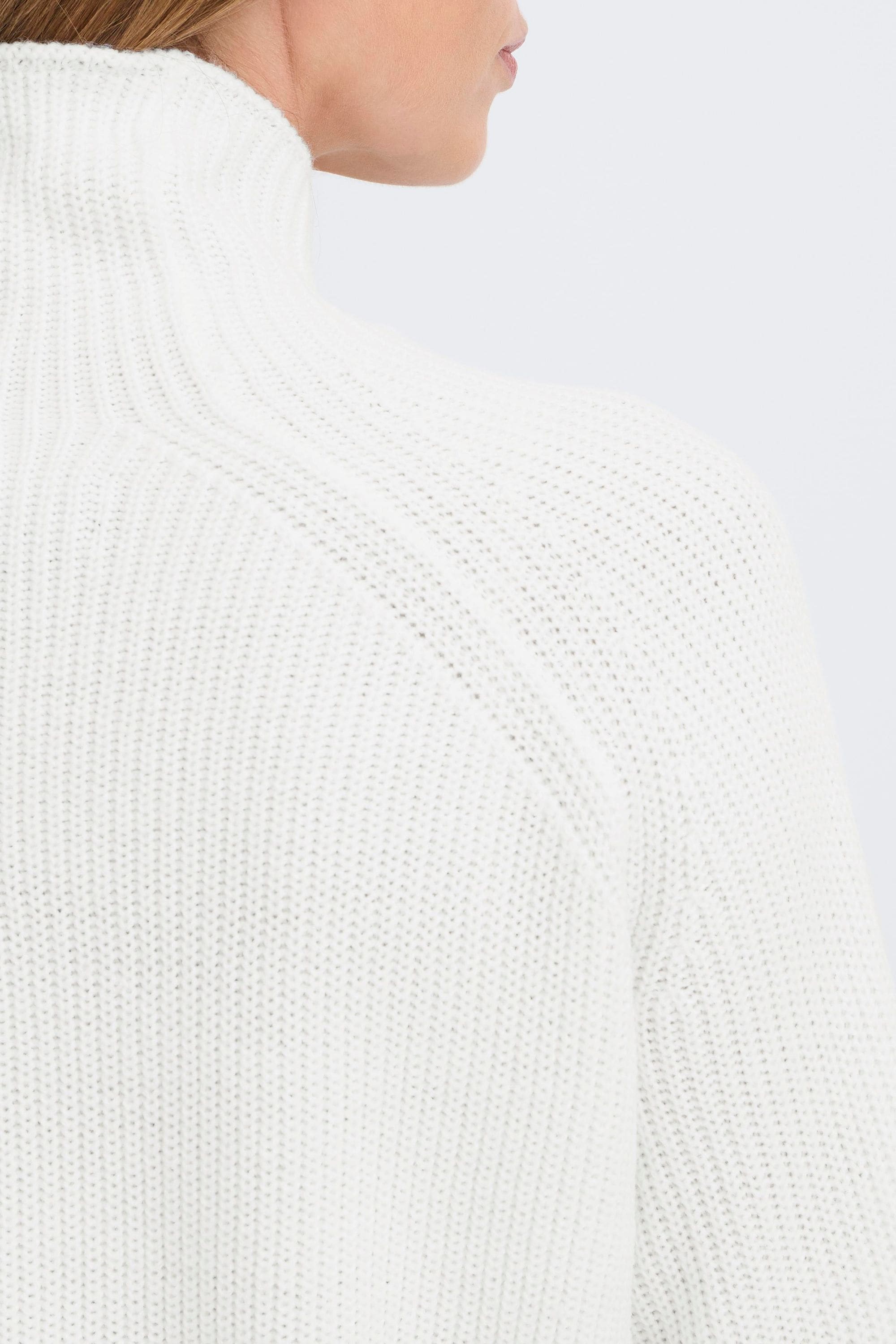 OXMO Strickfleece-Pullover »Strickpullover OXBMMNELLY TURTLENECK«