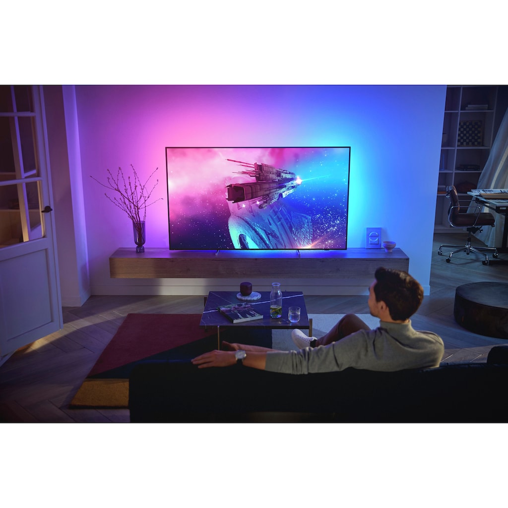 Philips OLED-Fernseher »77OLED806/12«, 194 cm/77 Zoll, 4K Ultra HD, Smart-TV
