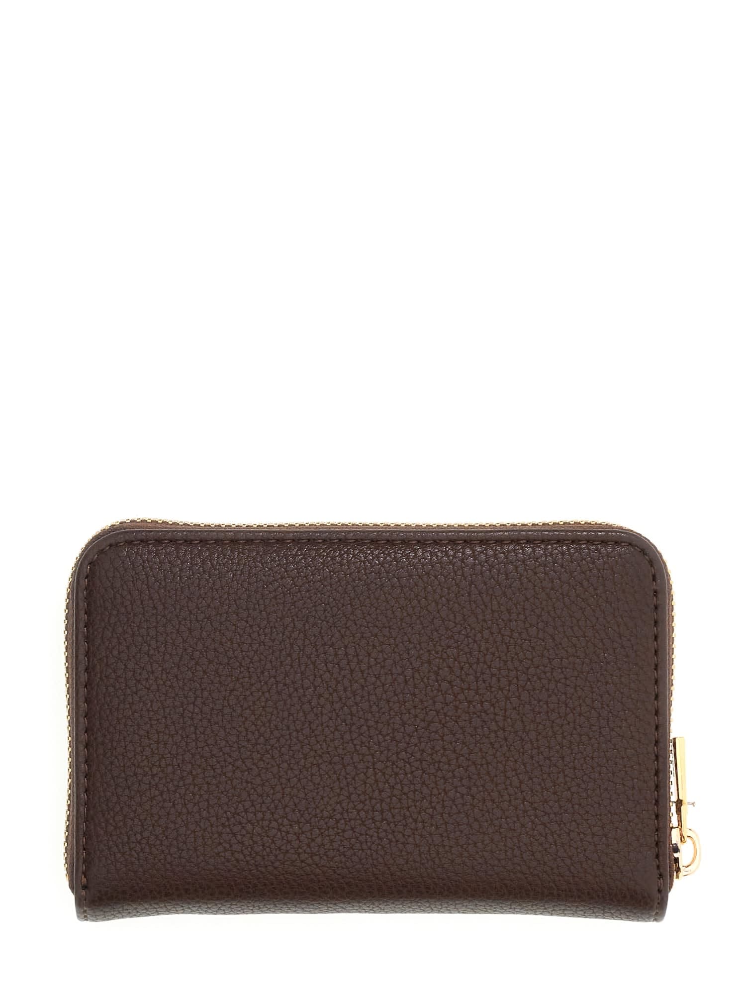 Guess Geldbörse »MELODY SLG MEDIUM ZIP AROUND« Damen Geldbeutel, Portemonnaie mit GUESS-Label