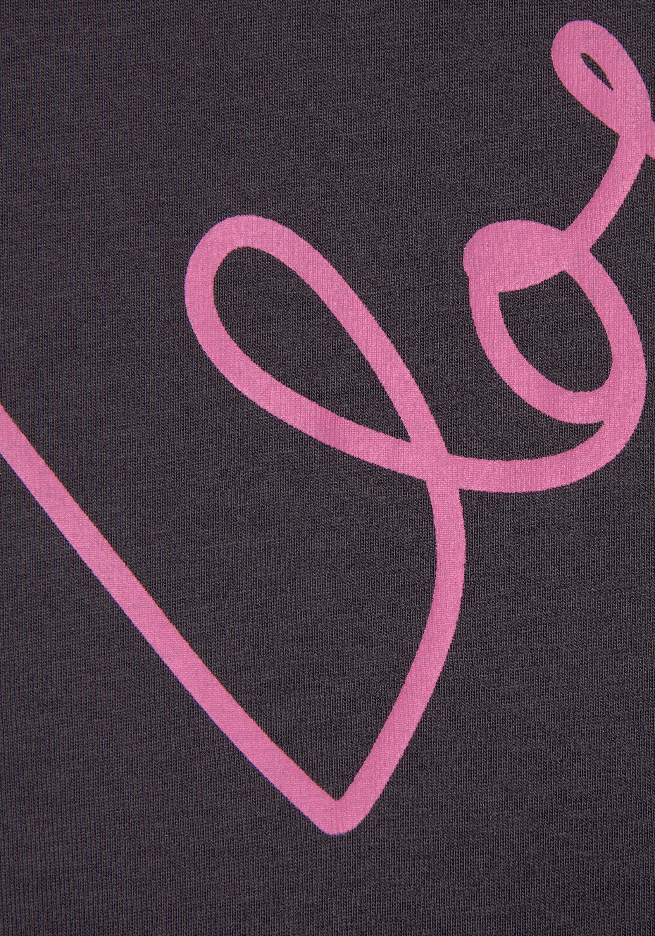 Vivance Dreams Bigshirt, mit Herzchendruck
