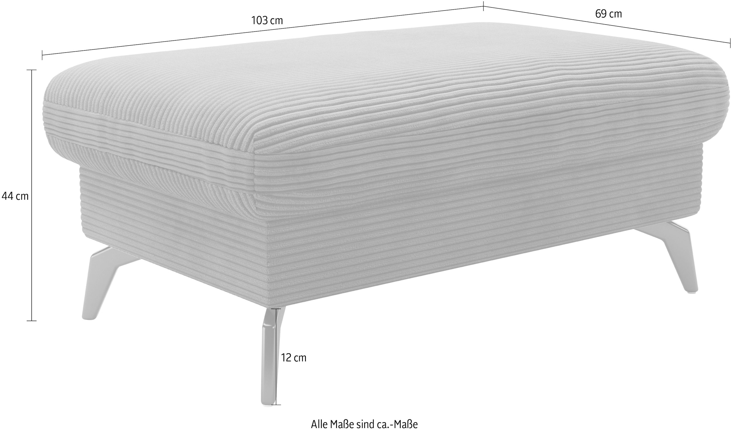 sit&more Stauraumhocker »Morris Jubi«, mit praktischen Stauraum