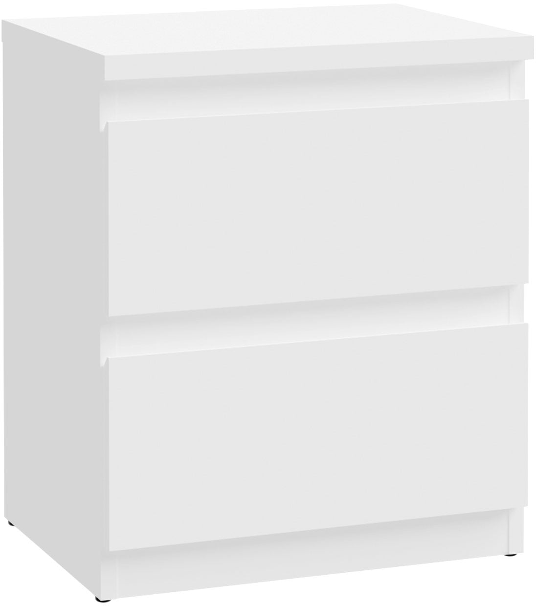 Forte Kommode »EDMORE« Kommode in weiß, Größe B/H/T: 41,8 cm x 49,3 cm x 32,2 cm