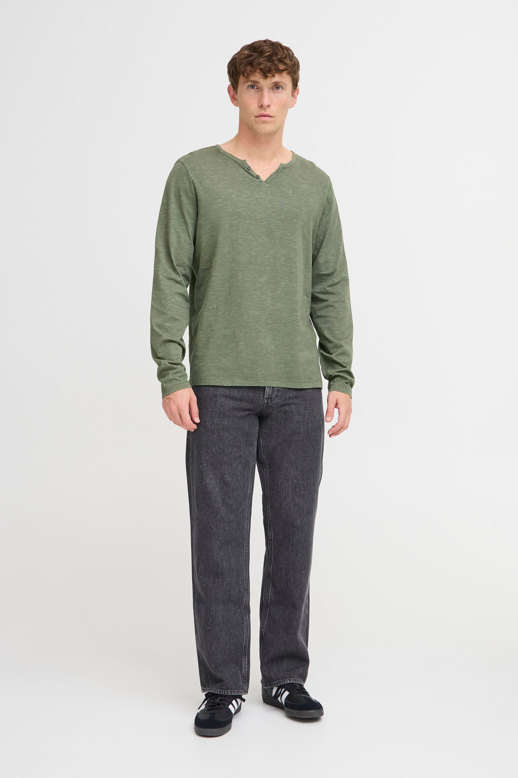 Blend T-Shirt »BHIVALDE SPILT NCK L/S TEE«