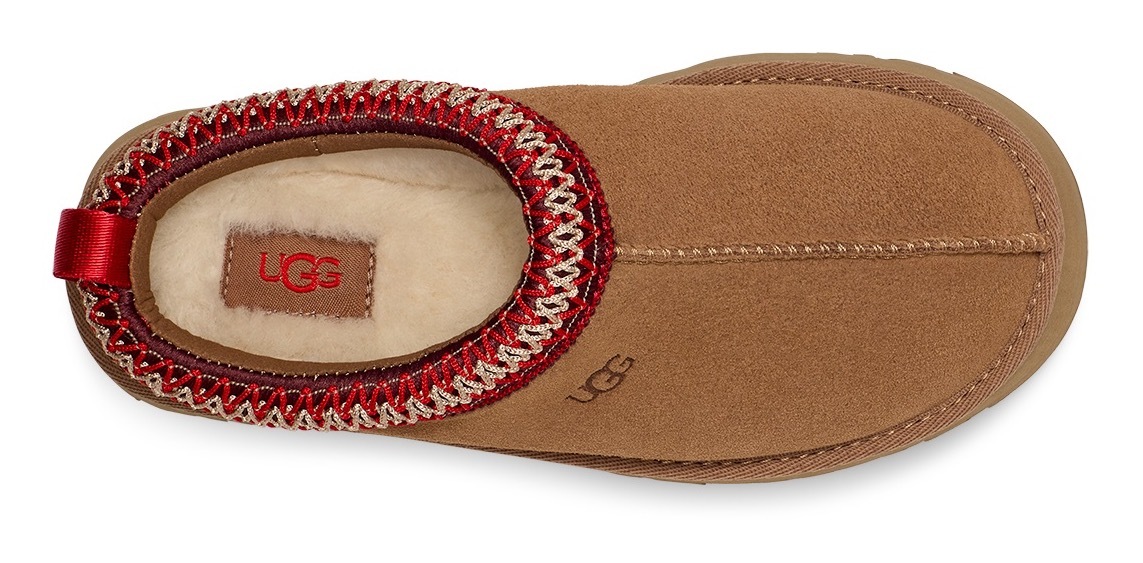 UGG Pantoffel »K TAZZ«, Plateau Clog, Mule, Hausschuh mit Zierborte