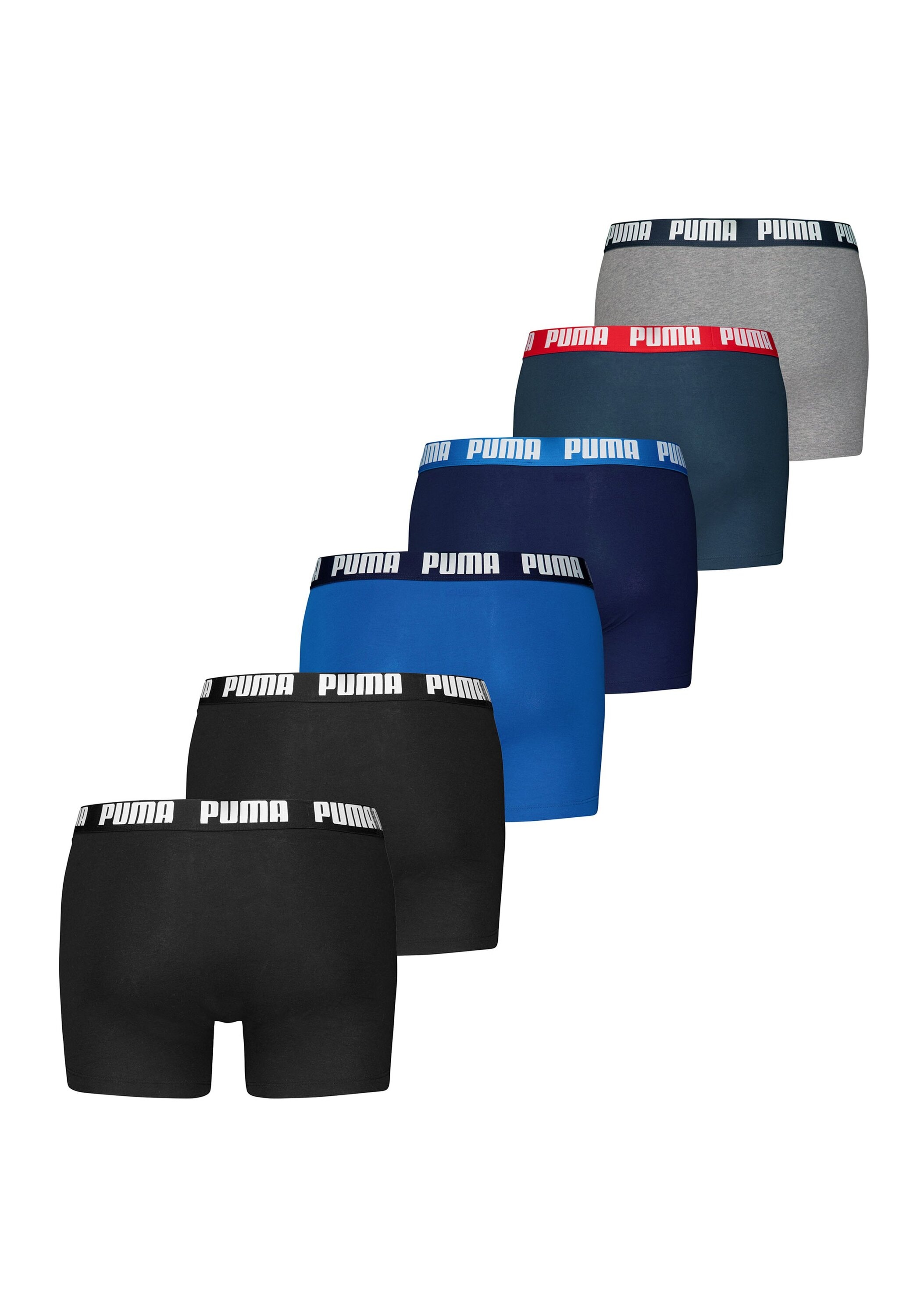 PUMA Boxershorts »Boxershort PUMA BASIC BOXER 6P ECOM 6er Pack«