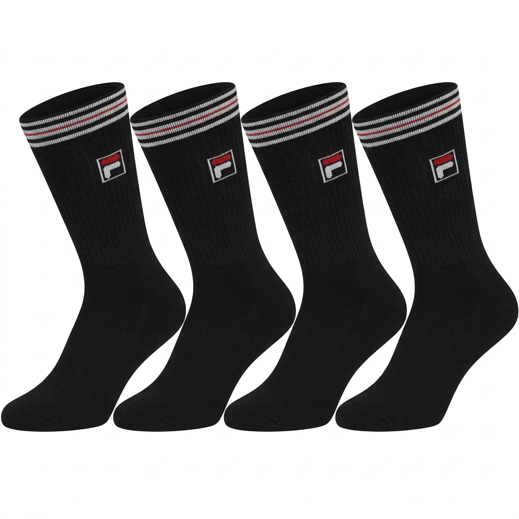 Fila Sportsocken »UNISEX TOP QUALITY FULL TERRY VINTAGE SOCKS« sportliches Design mit Logodetail