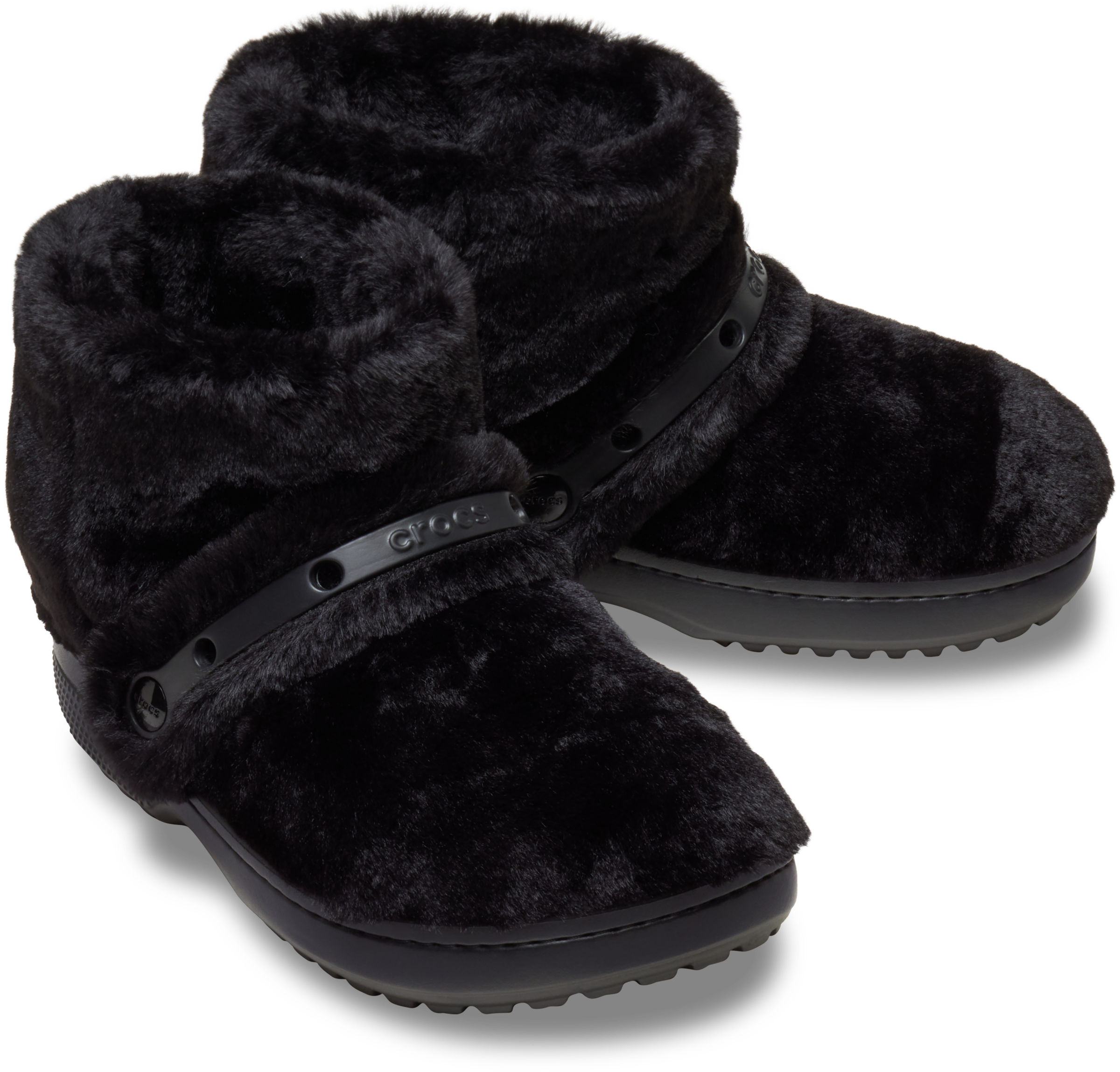 Crocs Winterboots »Unfurgettable Boot«  Schlupfboots, Hausschuh mit Klettriemchen, Warmfutter