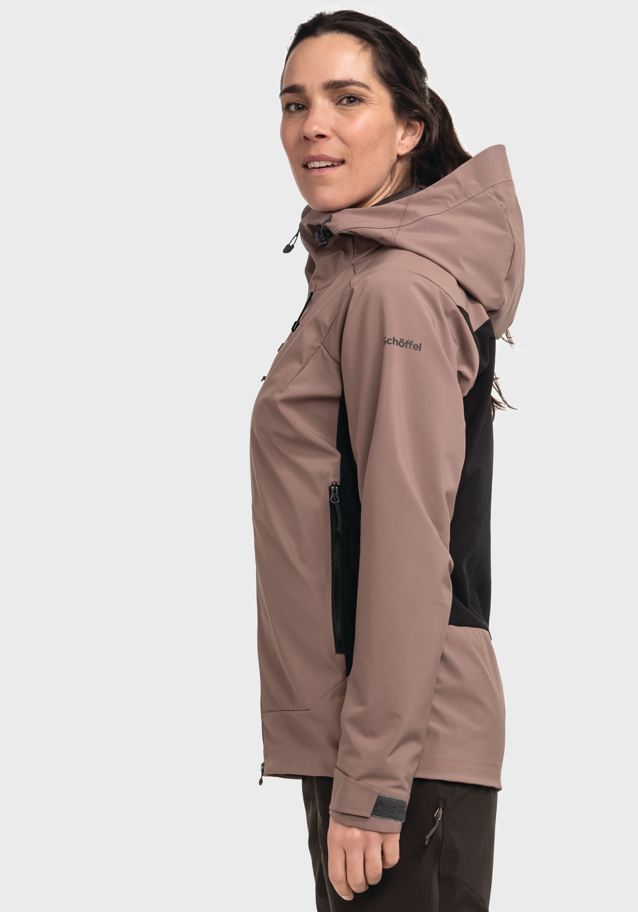 Schöffel Outdoorjacke »Mountain Softshell Jk Style Milagle WMS«, ohne Kapuze