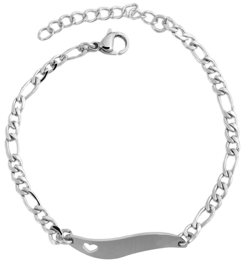 Adelia´s Armband »Damen Armband aus Edelstahl 18 cm«