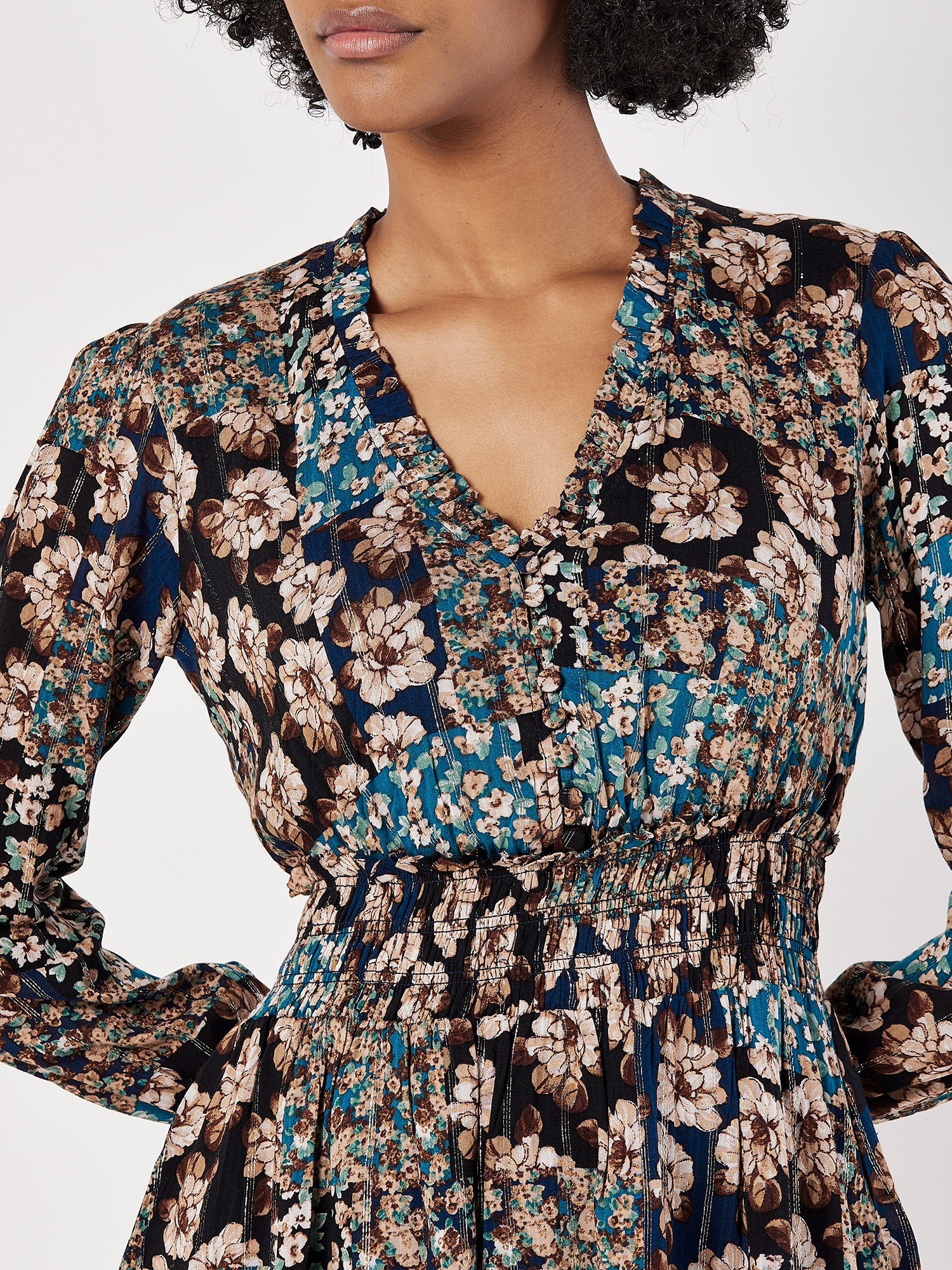 Apricot Minikleid »Minikleid« mit Smokdetails