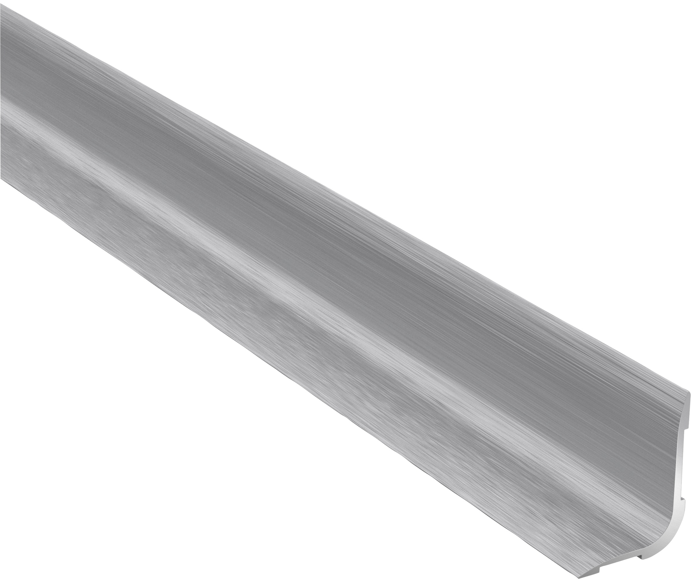 Arbiton Winkelprofil »PRO L Optik Edelstahl«, (1 St.), matt, 15 mm x 20 mm x 93 cm für Klebemontage