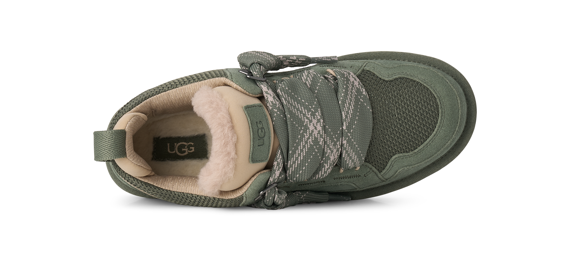 UGG Sneaker »W LOWMEL«  Schnürboots, lässiger Winter Sneaker mit auffälligen Schnürsenkeln
