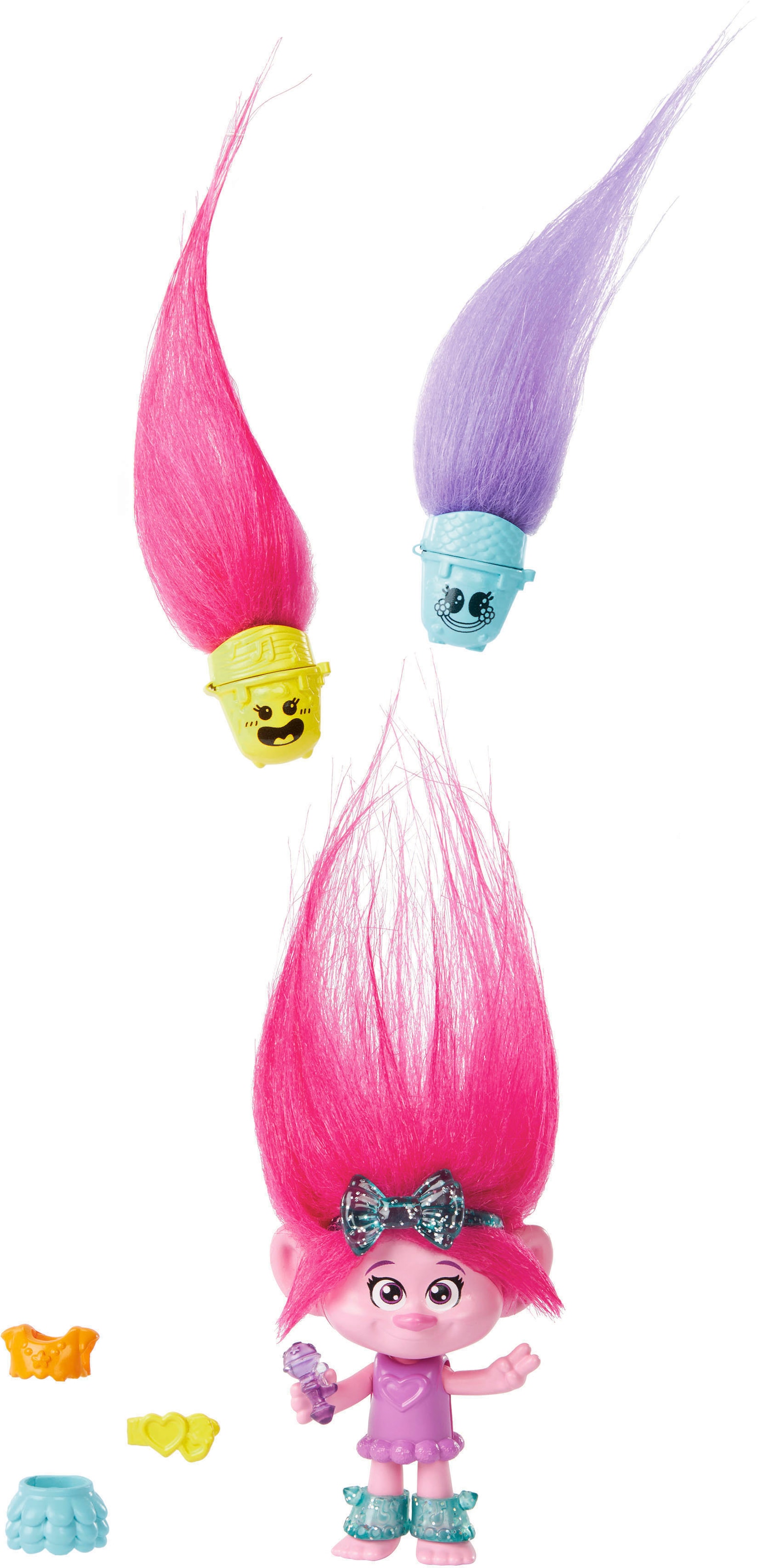 Mattel® Minipuppe »Trolls, Hair Pops Königin Poppy«