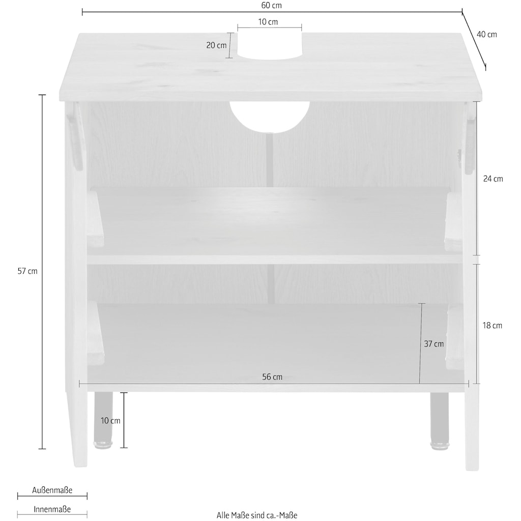 OTTO products Waschbeckenunterschrank »Fjonn«