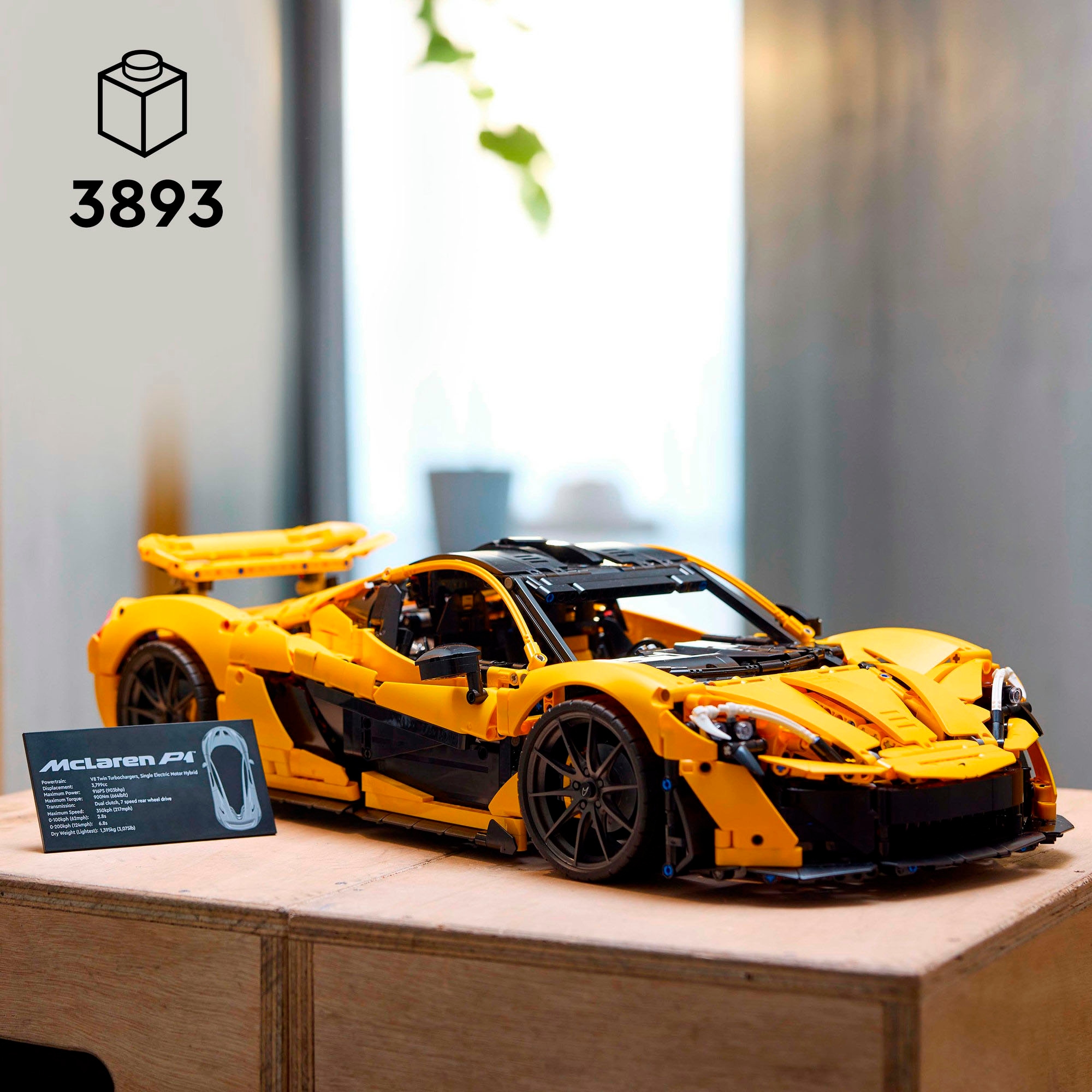 LEGO® Konstruktionsspielsteine »McLaren P1™ (42172), LEGO Technic«, (3893 St.), Made in Europe