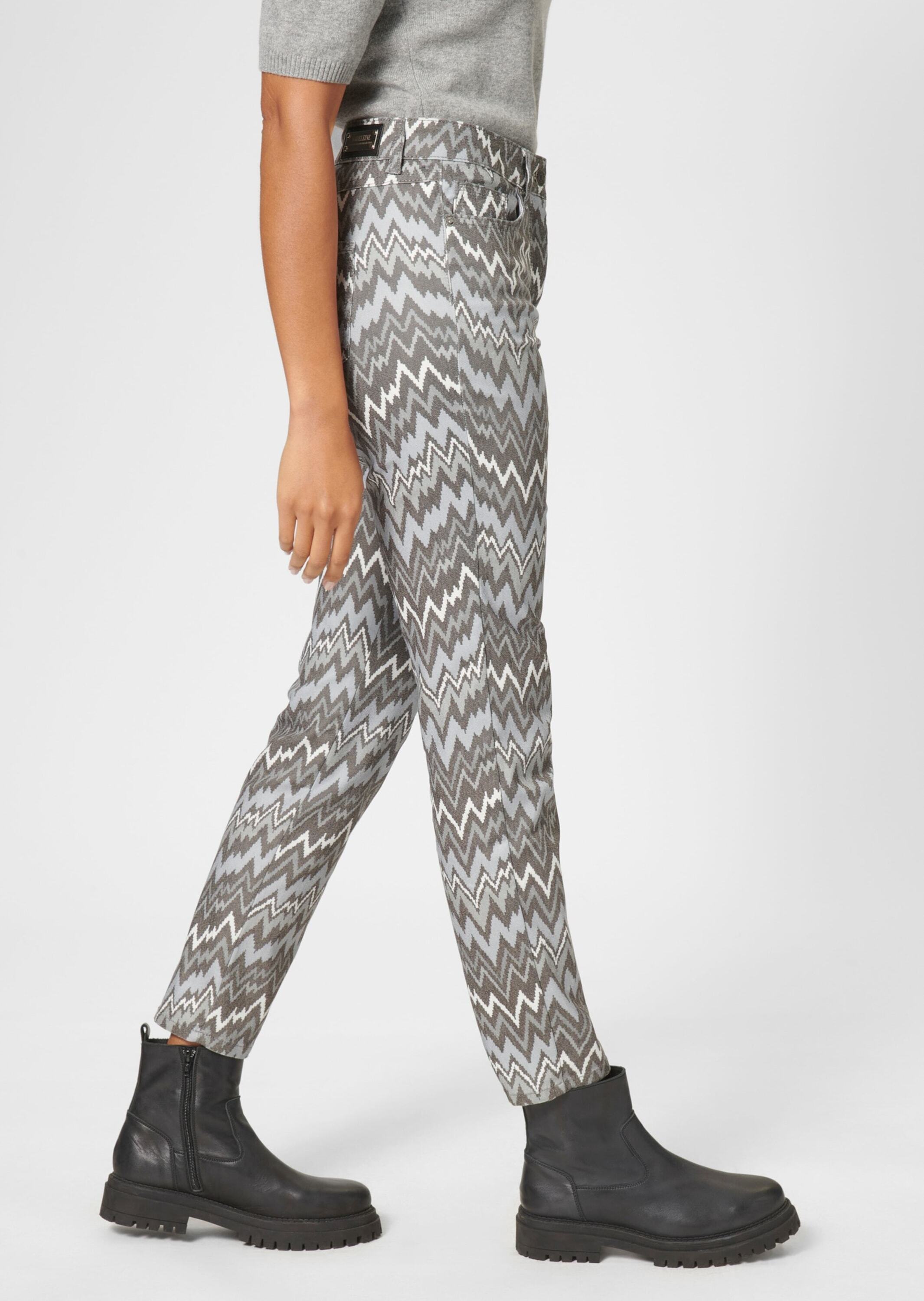 MADELEINE Regular-fit-Jeans »Jeans Bedruckte 5-Pocket-Jeans«