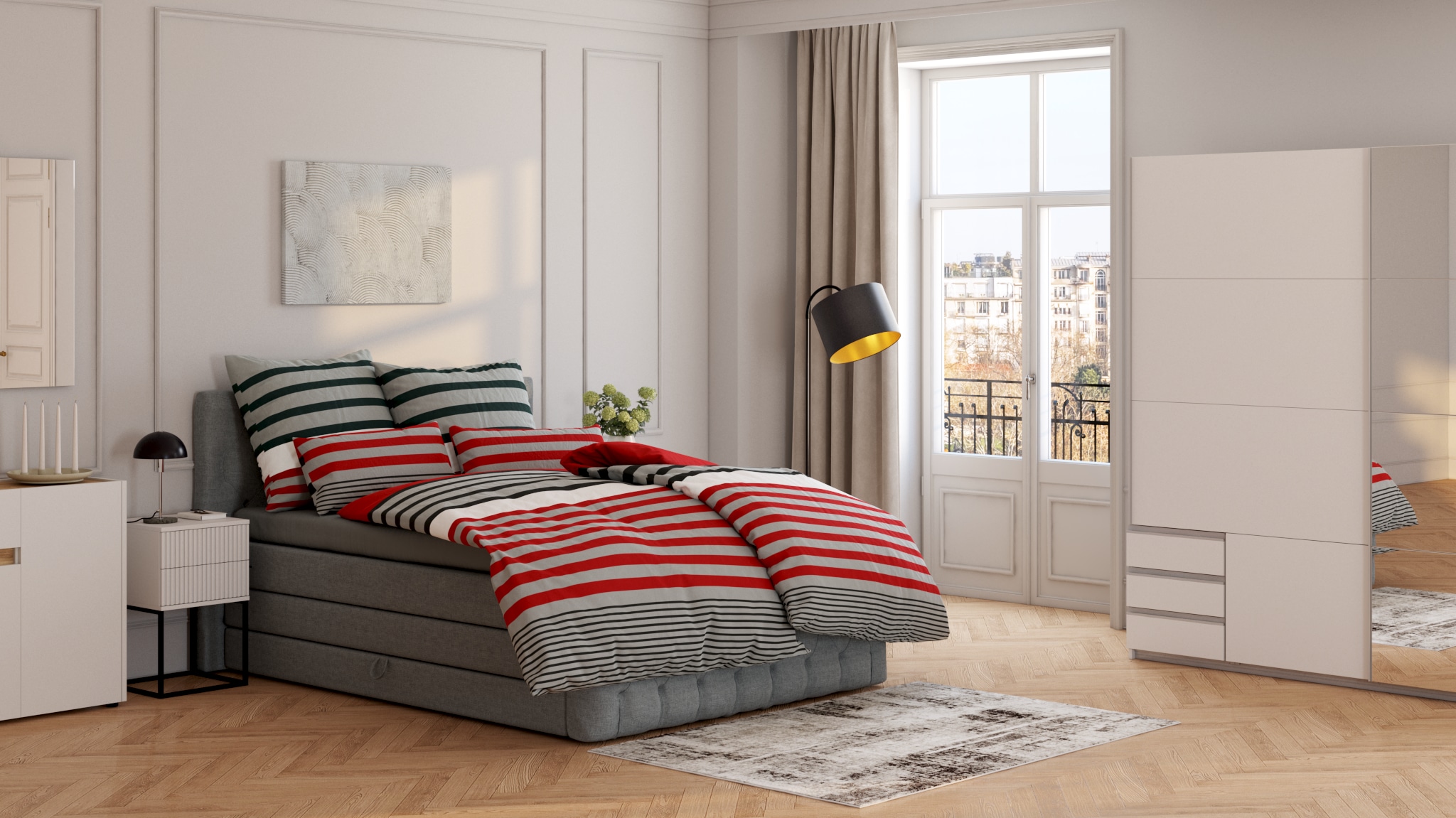 my home Teppich »Salsa« rechteckig 9 mm Höhe mit besonders weichem Flor, Kurzflor, im Vintage-Look, dichte Qualität