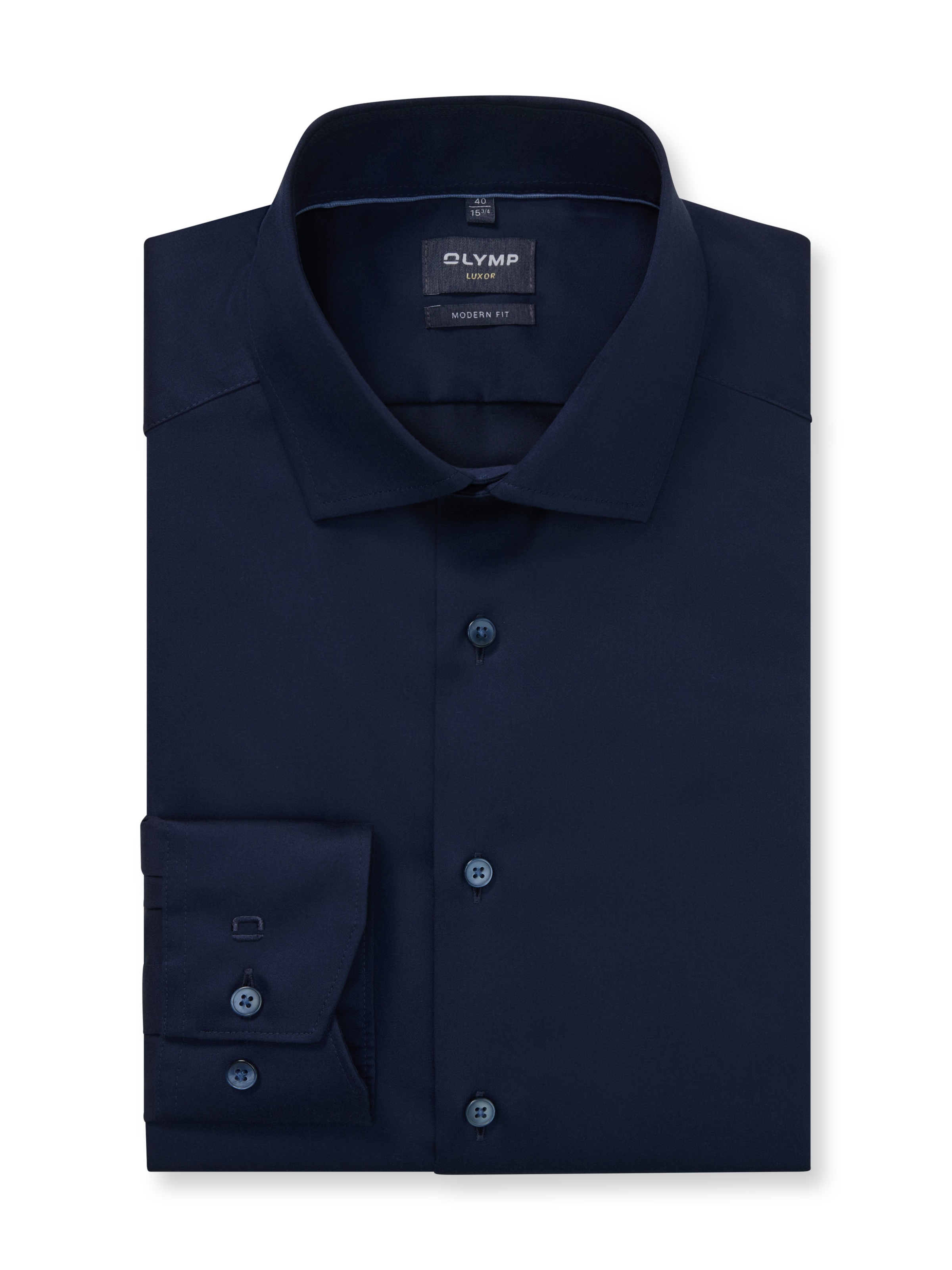 OLYMP Langarmhemd »Luxor« Businesshemd, Global-Kentkragen, Modern Fit