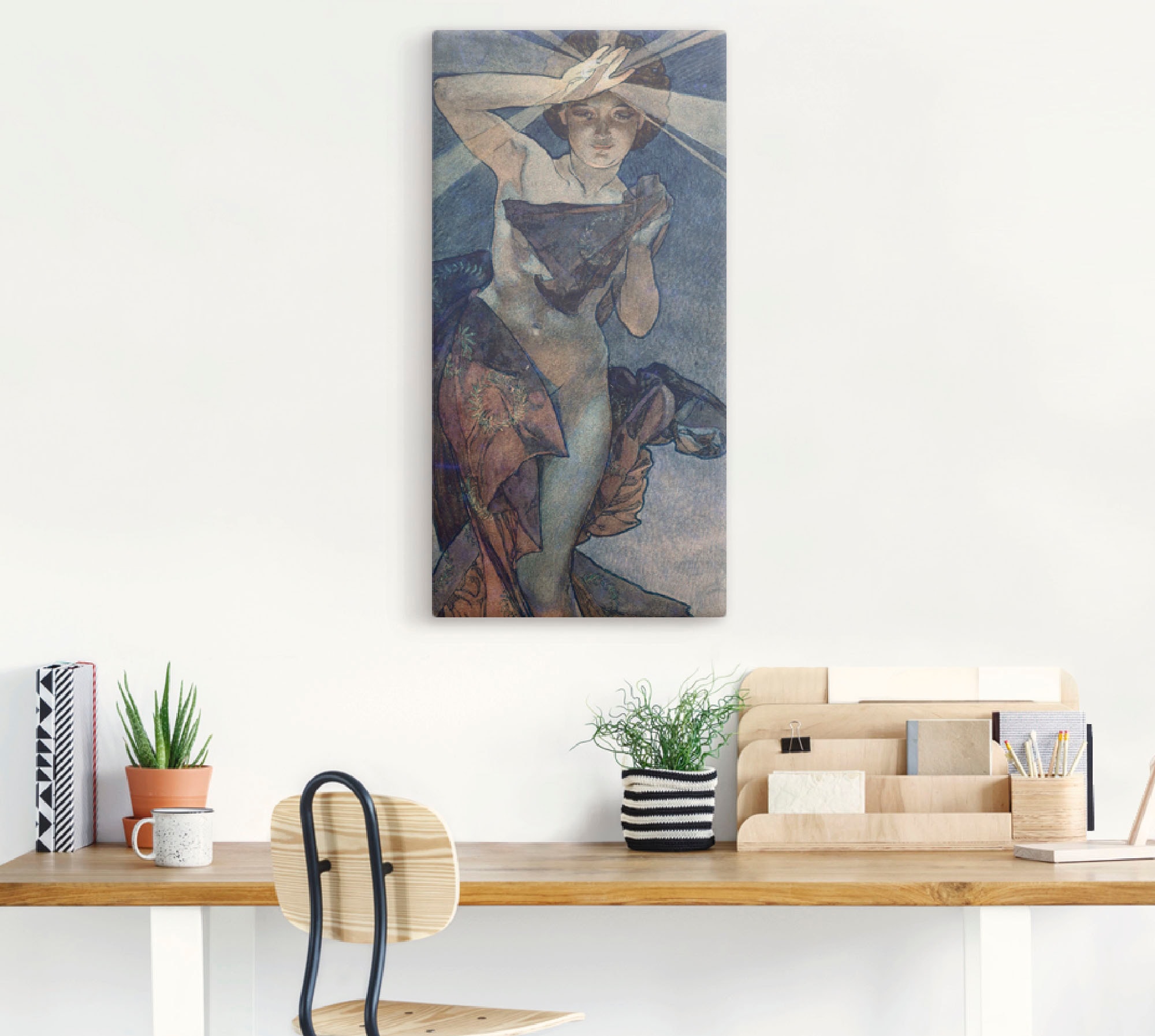 Artland Wandbild »Sterne Der Morgenstern 1902«, Frau, (1 St.), als Alubild, Outdoorbild, Leinwandbild, Poster in verschied. Größen