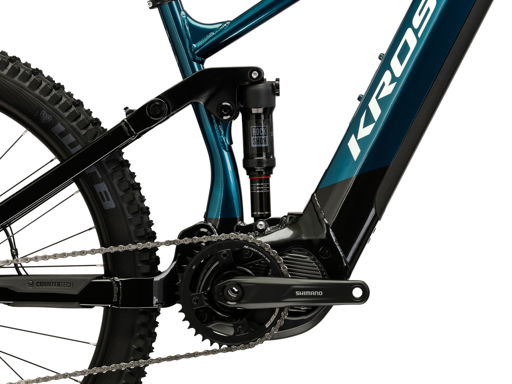 Kross »E-MTB Grist Boost 2.0 630 29" türkis 12 Gänge - Shimano Mittelmotor« 12 Gang Shimano DEORE M6100 Schaltwerk Kettenschaltung Mittelmotor 250 W SHIMANO Steps 36 V/250 W, Mittelmotor DU-EP800