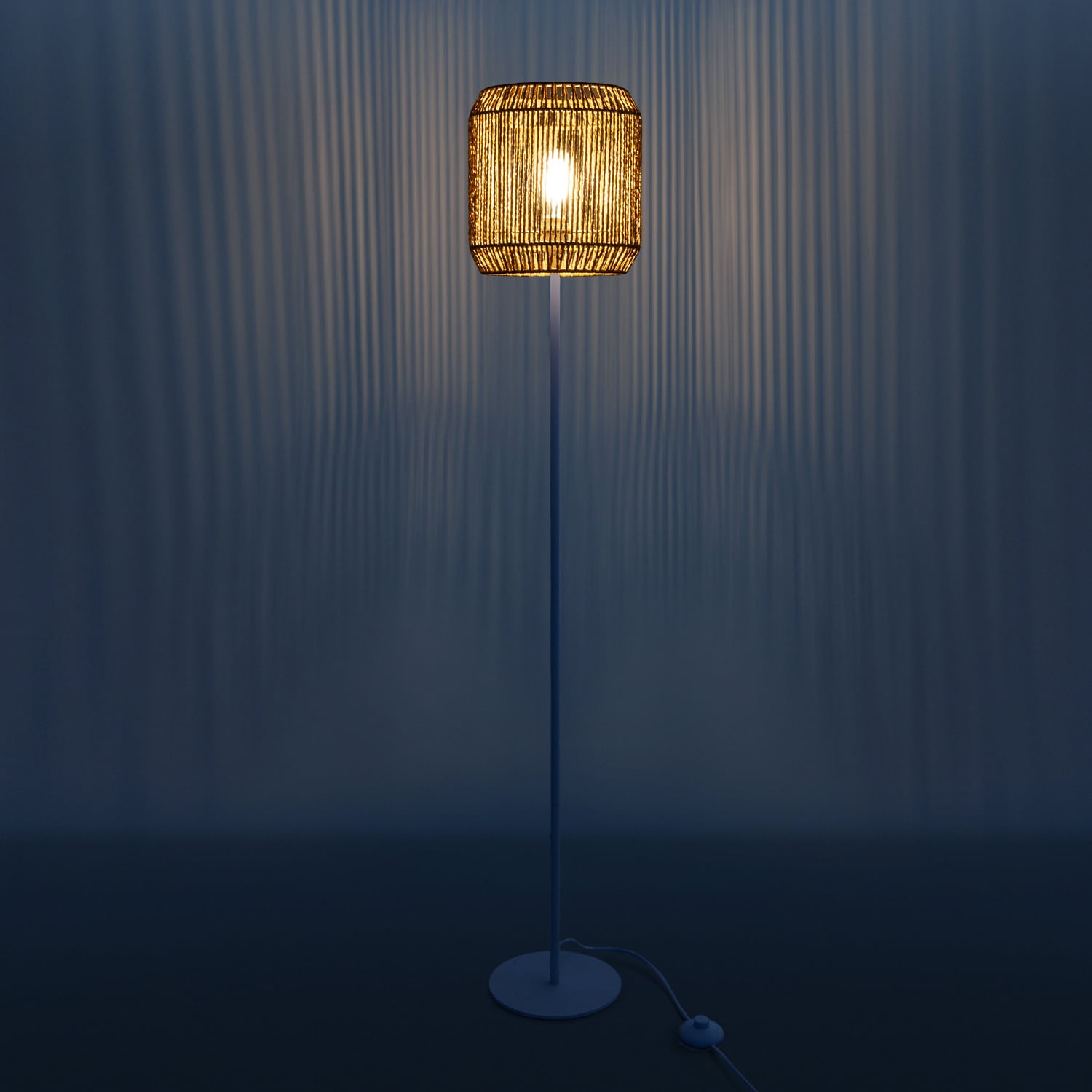 Stehlampe Home LED Wohnzimmer 1 Korb E27 flammig-flammig, bestellen OTTO Modern Boho Schlafzimmer Optik »Pedro«, Paco bei