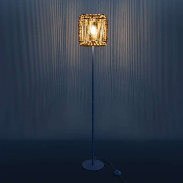 Paco Home Stehlampe »Pedro«, 1 flammig-flammig, LED Modern Wohnzimmer  Schlafzimmer Optik Boho Korb E27 bestellen bei OTTO