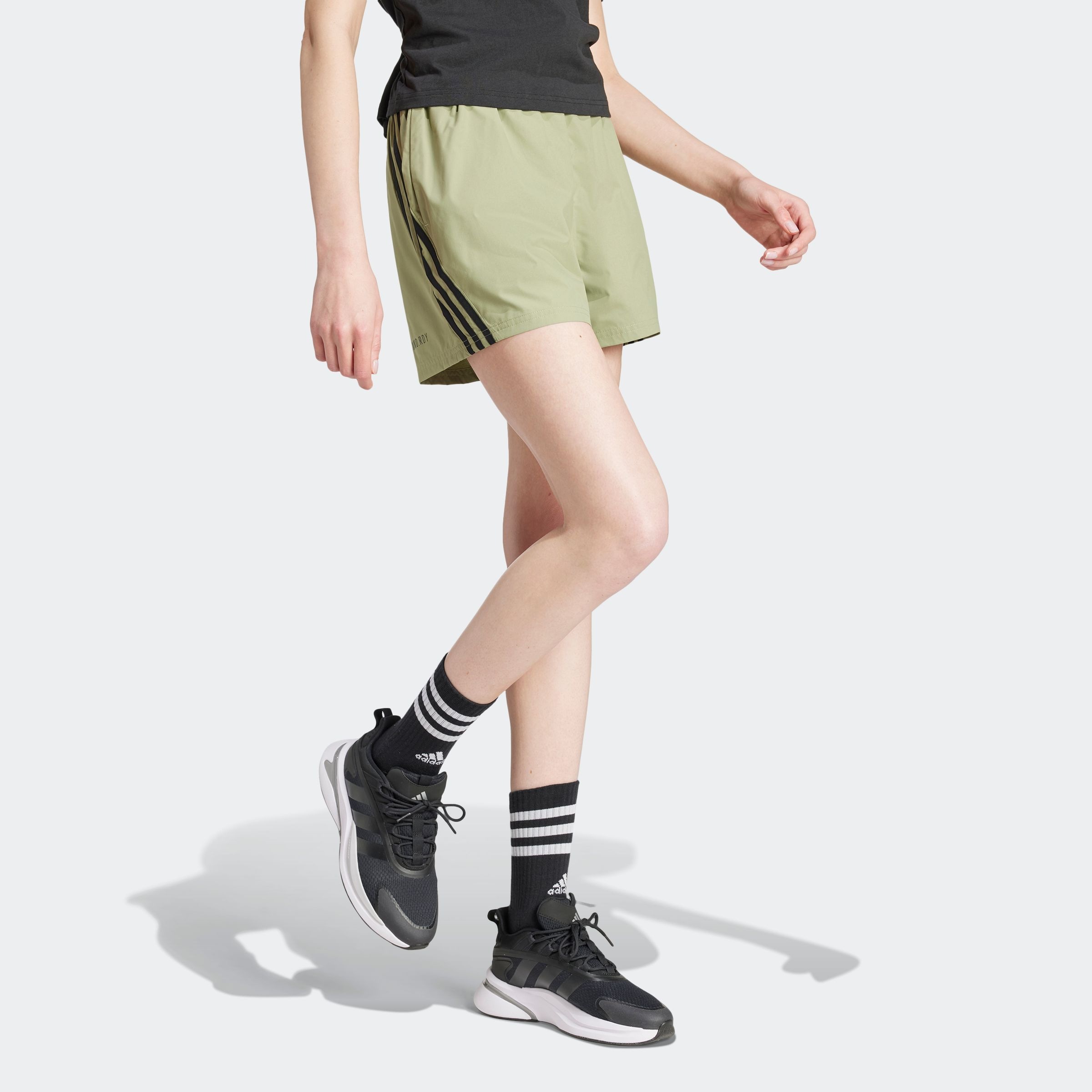 adidas Sportswear Shorts »W FI 3S WVN SHO«, (1 tlg.)