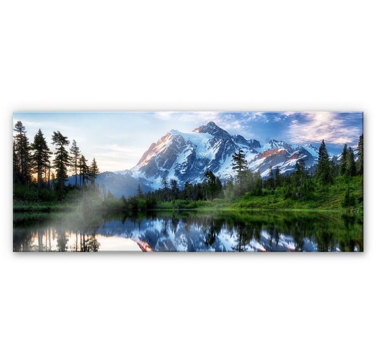 Wall-Art Küchenrückwand »Spritzschutz Natur Berge Wilderness«