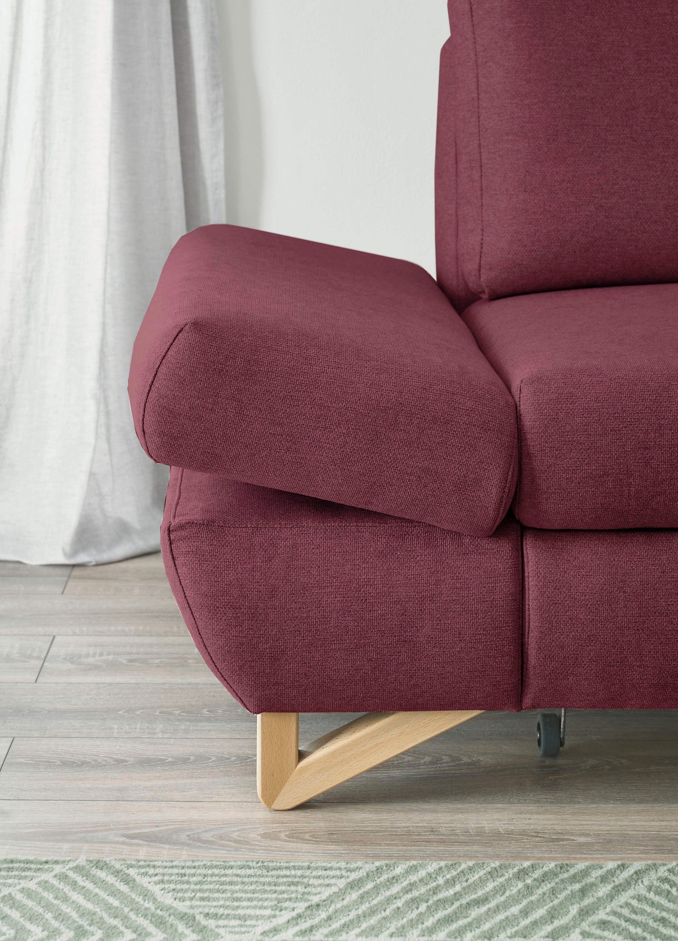 Home affaire Schlafsofa »City/Giron« komfortable Bettfunktion (Liegefläche 245 x 138 cm), sowie Bettkasten