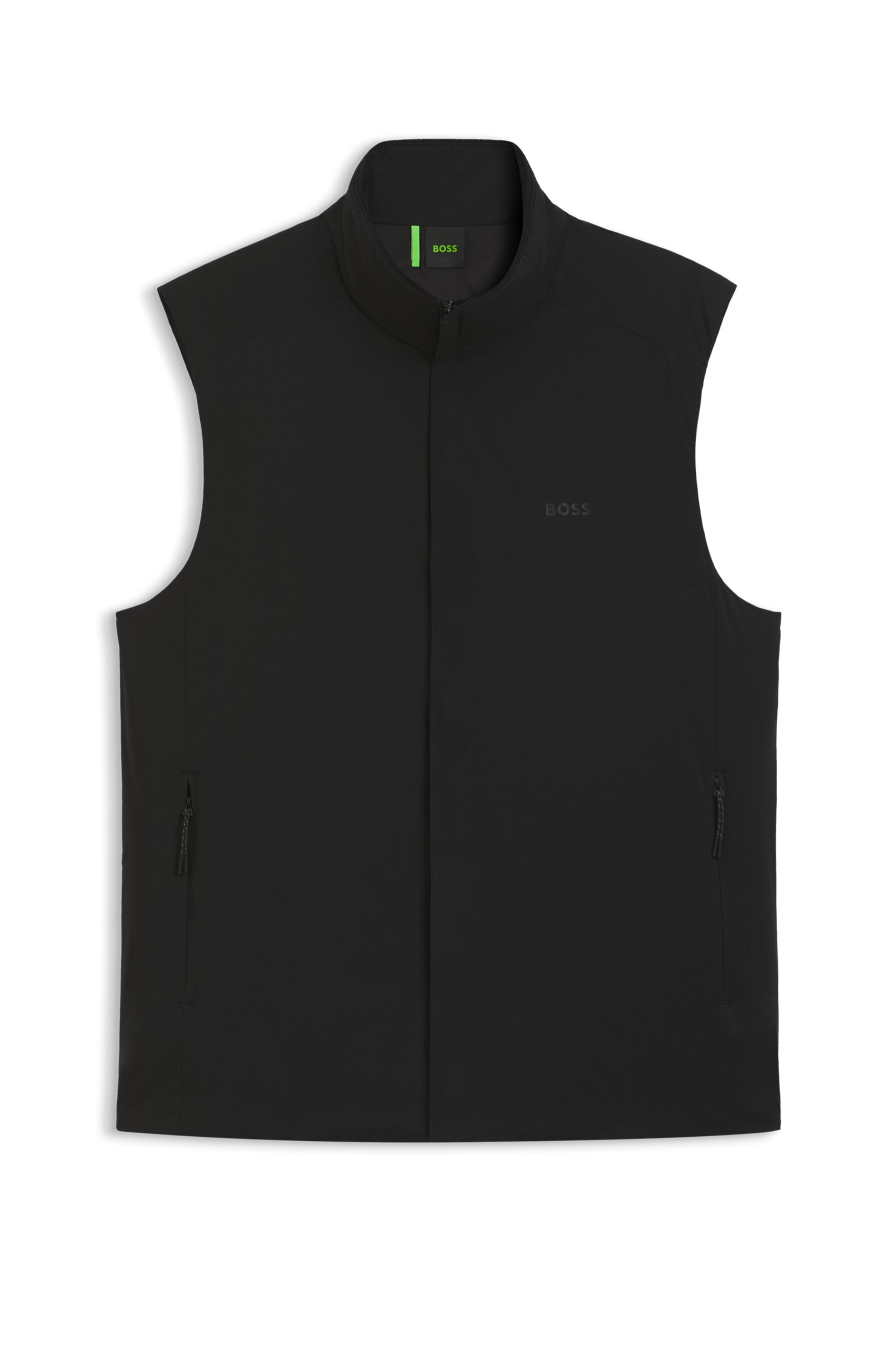 BOSS GREEN Funktionsweste Regular Fit, 4-Wege-Stretch-Qualität, Highloft-Stretch-Wattierung