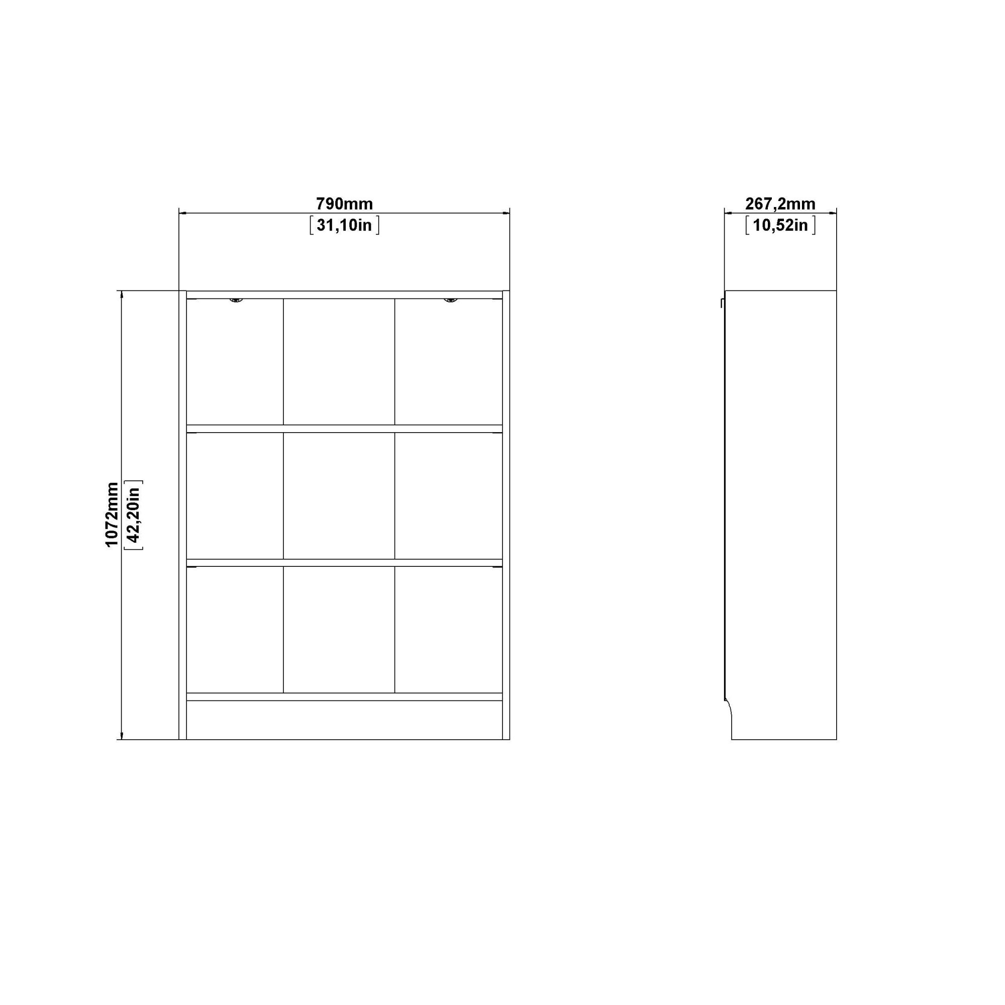 INOSIGN Bücherregal »Basic Regal, Büroregal«, Standregal in verschiedenen Größen und Farben erhältlich