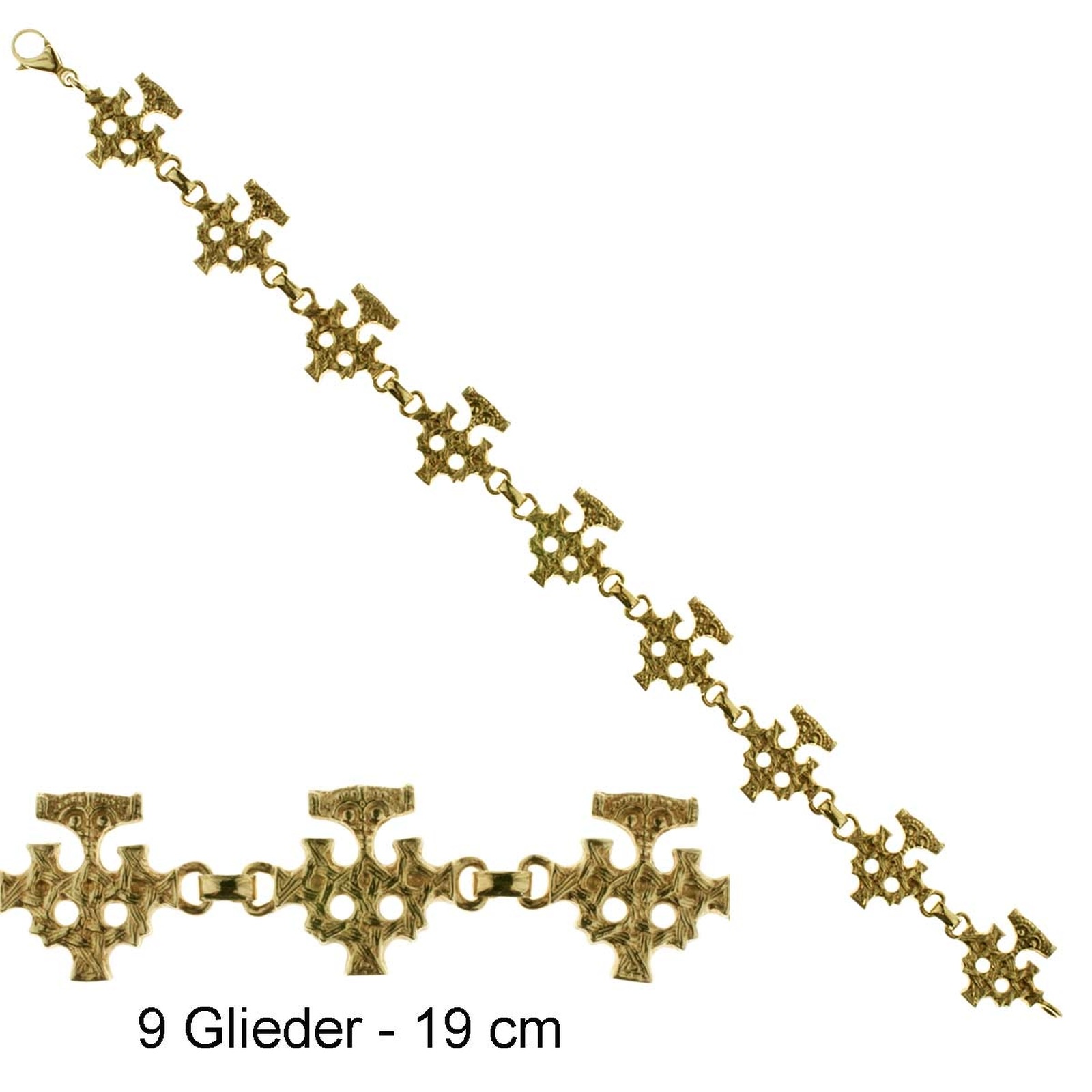OSTSEE-SCHMUCK Armband »- Hiddensee - Silber 925/000, vergoldet - ohne Stein«