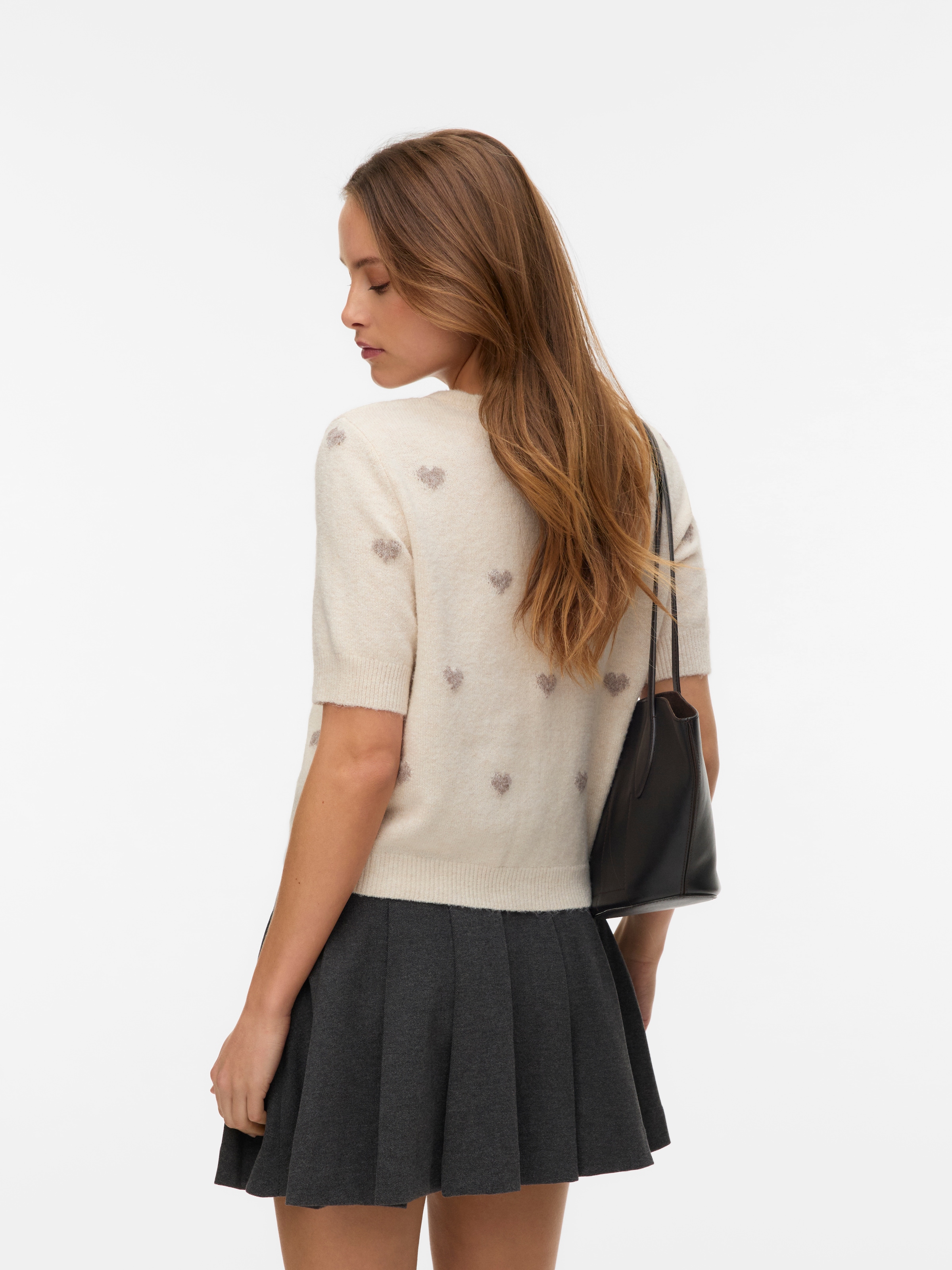 Vero Moda Strickjacke »VMDOFFY INTARSIA 2/4 O-NCK CARDIGAN NOOS«