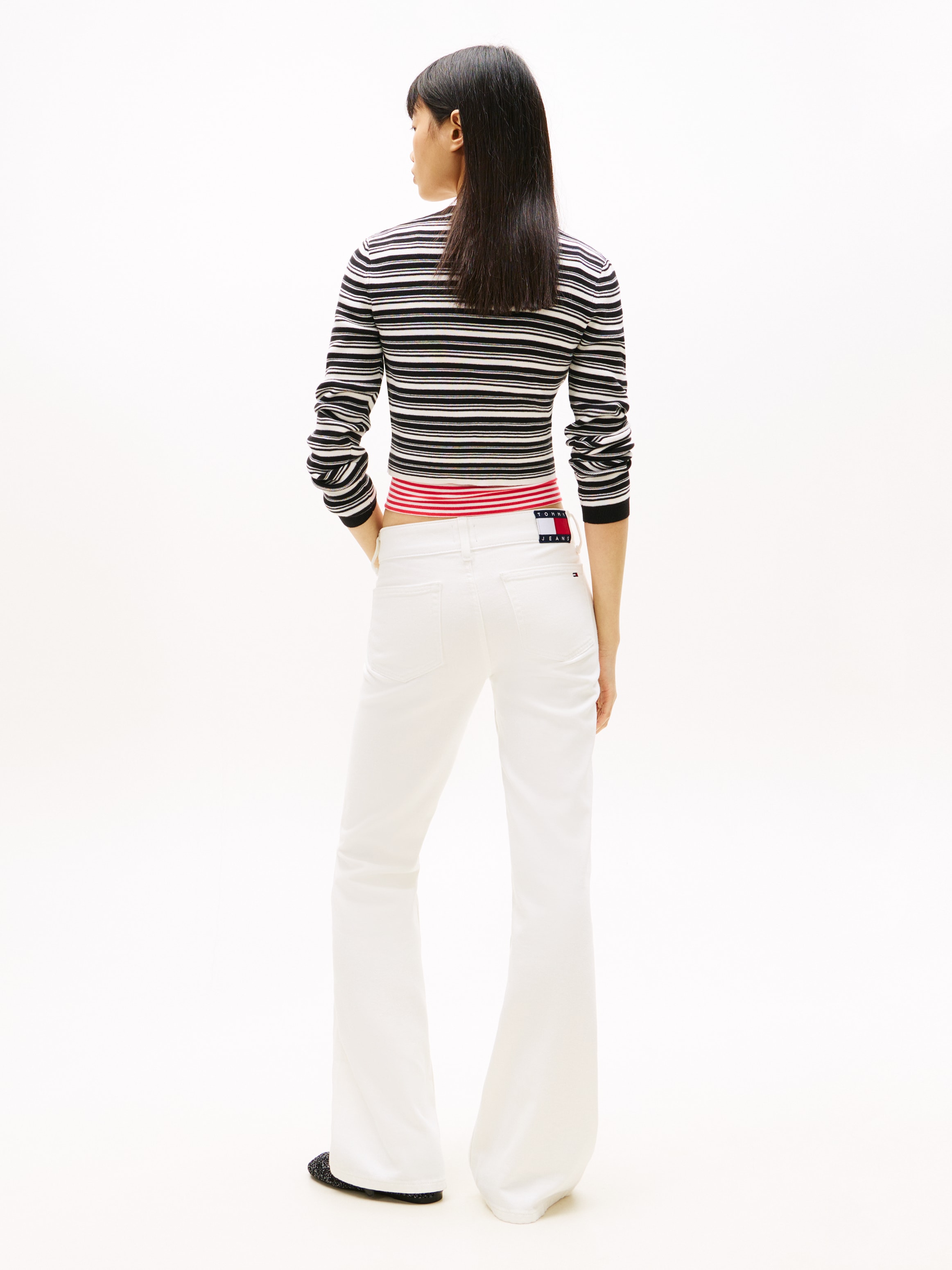 Tommy Jeans Bootcut-Jeans »SIA LW BOOTCUT BJ4199« Baumwoll-Mix, Low Rise