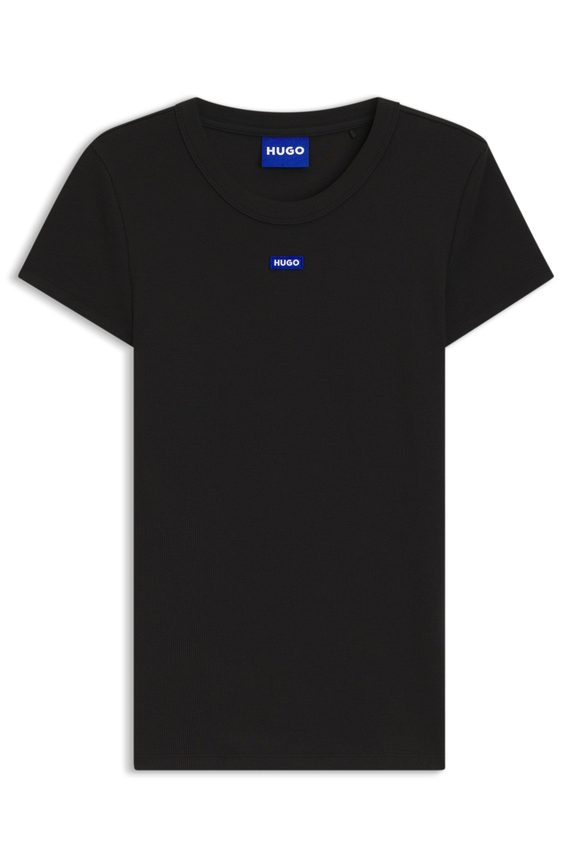 HUGO Blue T-Shirt »Easy Tee« mit HUGO Aufnäher