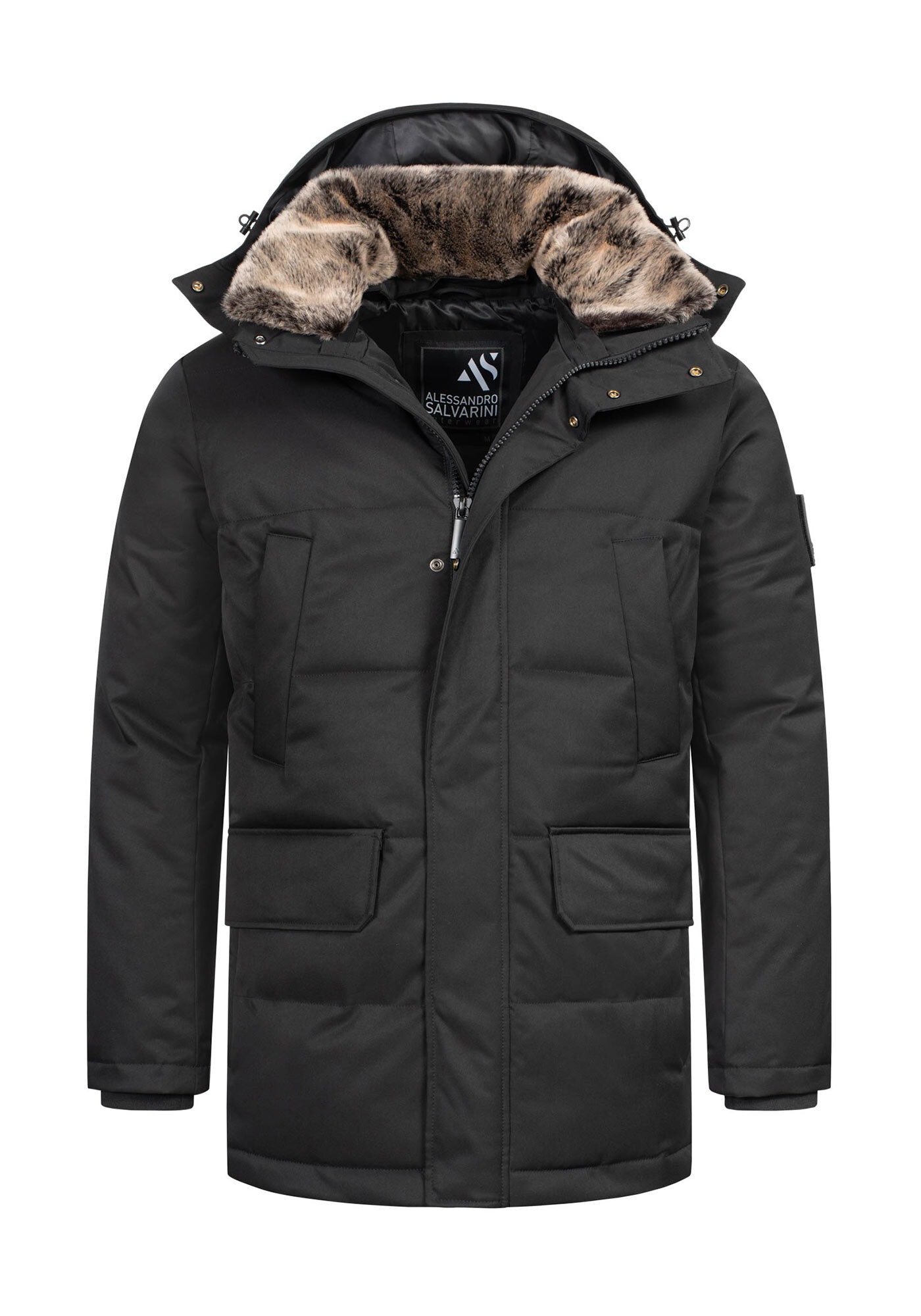 Alessandro Salvarini Winterjacke »A. Salvarini warme Herren Winterjacke wasserabweisend AS456«