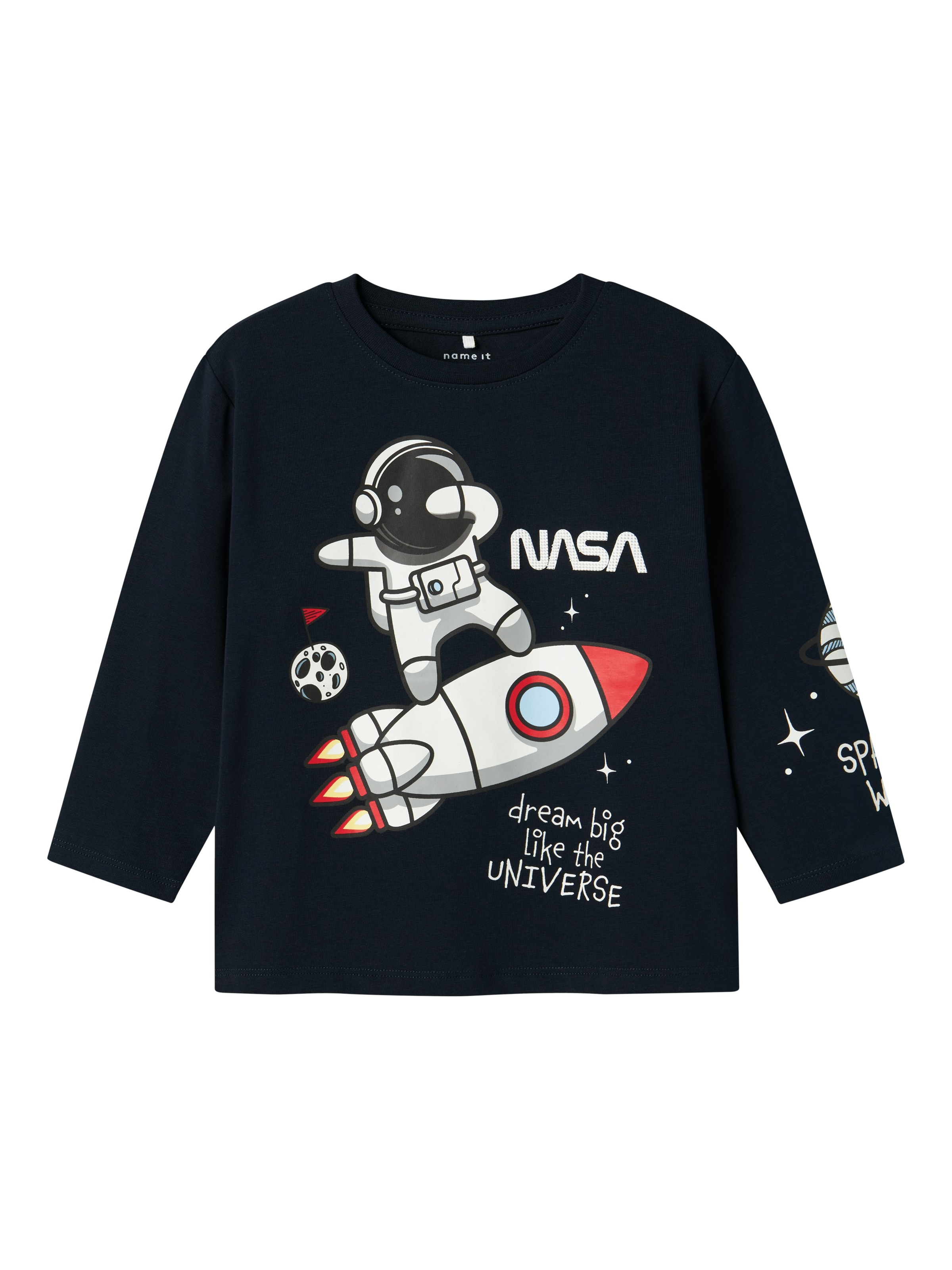 Name It Langarmshirt »NMMDALUM NASA LS NREG TOP NAS«