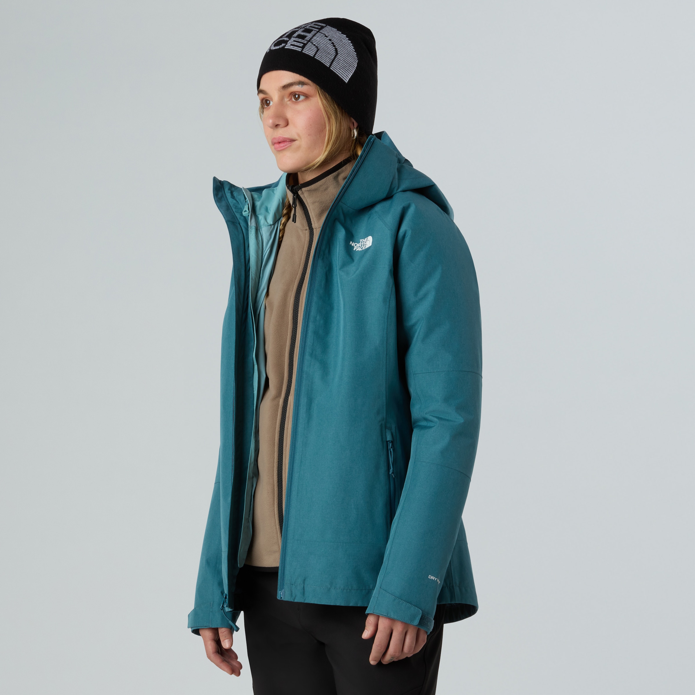 The North Face 3-in-1-Funktionsjacke »W INLUX TRICLIMATE - EU«, (1 St.), 3-in-1, warm, wasserdicht, feminin – Übergangsjacke