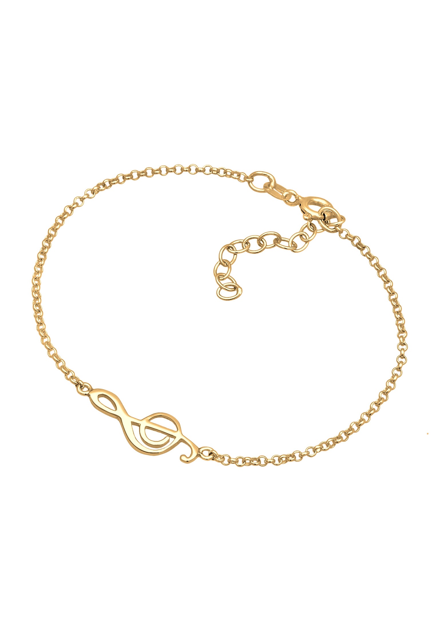 Elli Armkette »Armband Armkettchen Notenschlüssel Musik Note 925 Silber«