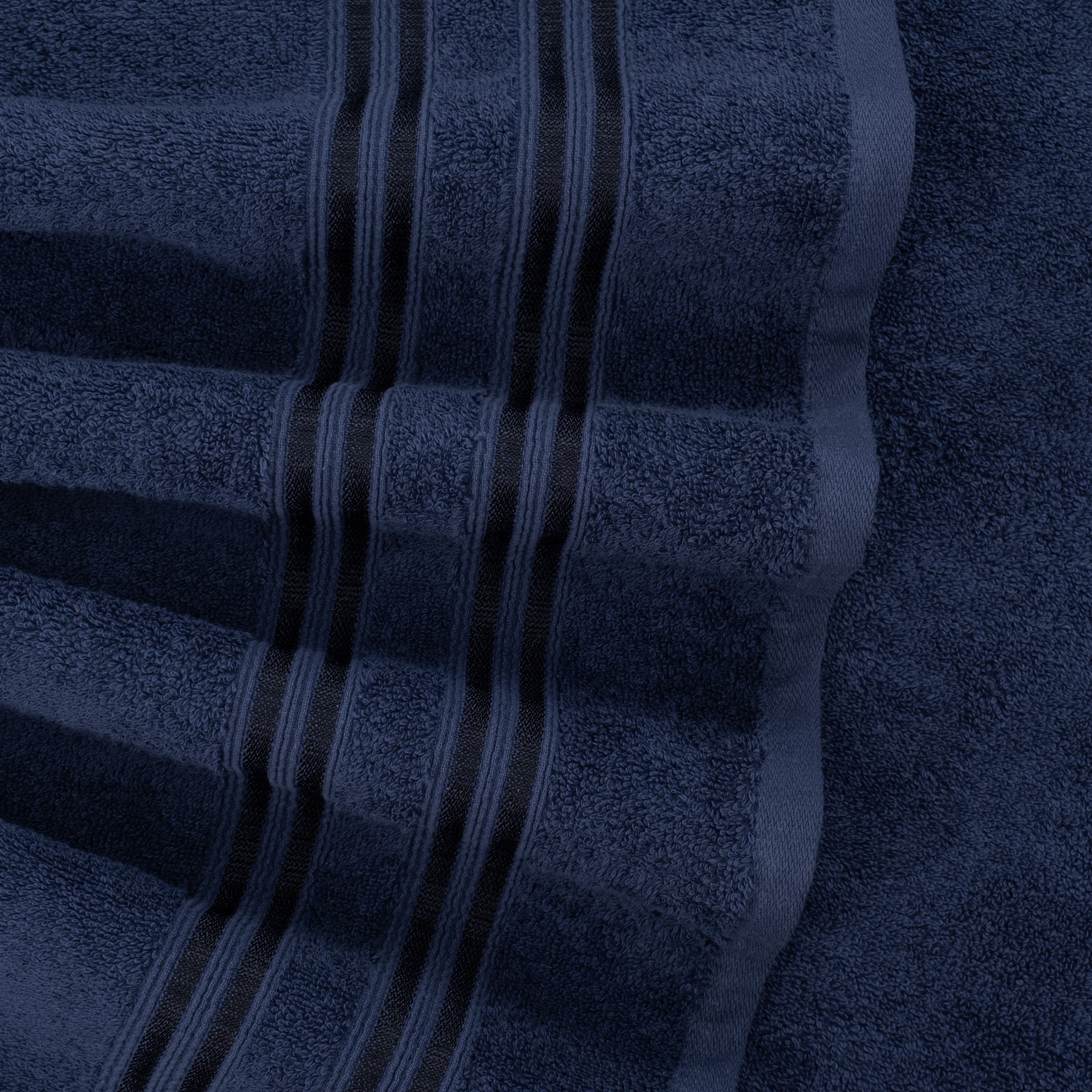 HAMMETEX Duschtuch »2er Set Badetücher 70x140 cm, 100% Baumwolle, Weich & Saugstark« mit Bordüre, einfarbig, weich