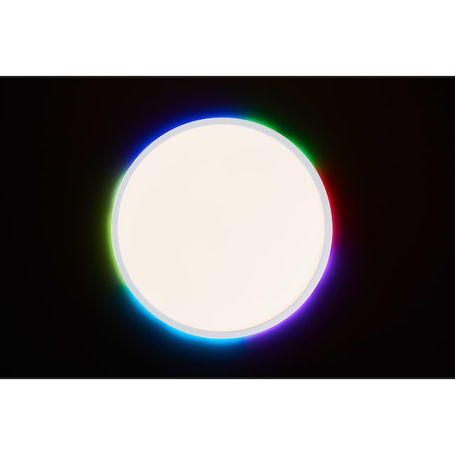 my home LED Deckenleuchte »Nane«, Panel mit Hintergrundbeleuchtung im  Regenbogen-Effekt, dimmbar 3000-6500K, 2400 Lumen, inkl. Fernbedienung,  Nachtlichtfunktion online bei OTTO