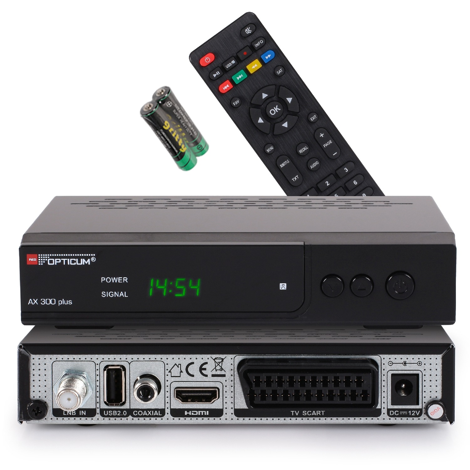 Opticum Red SAT-Receiver »AX 300 plus Full HD«, ( ), PVR Ready, EasyFind Ready