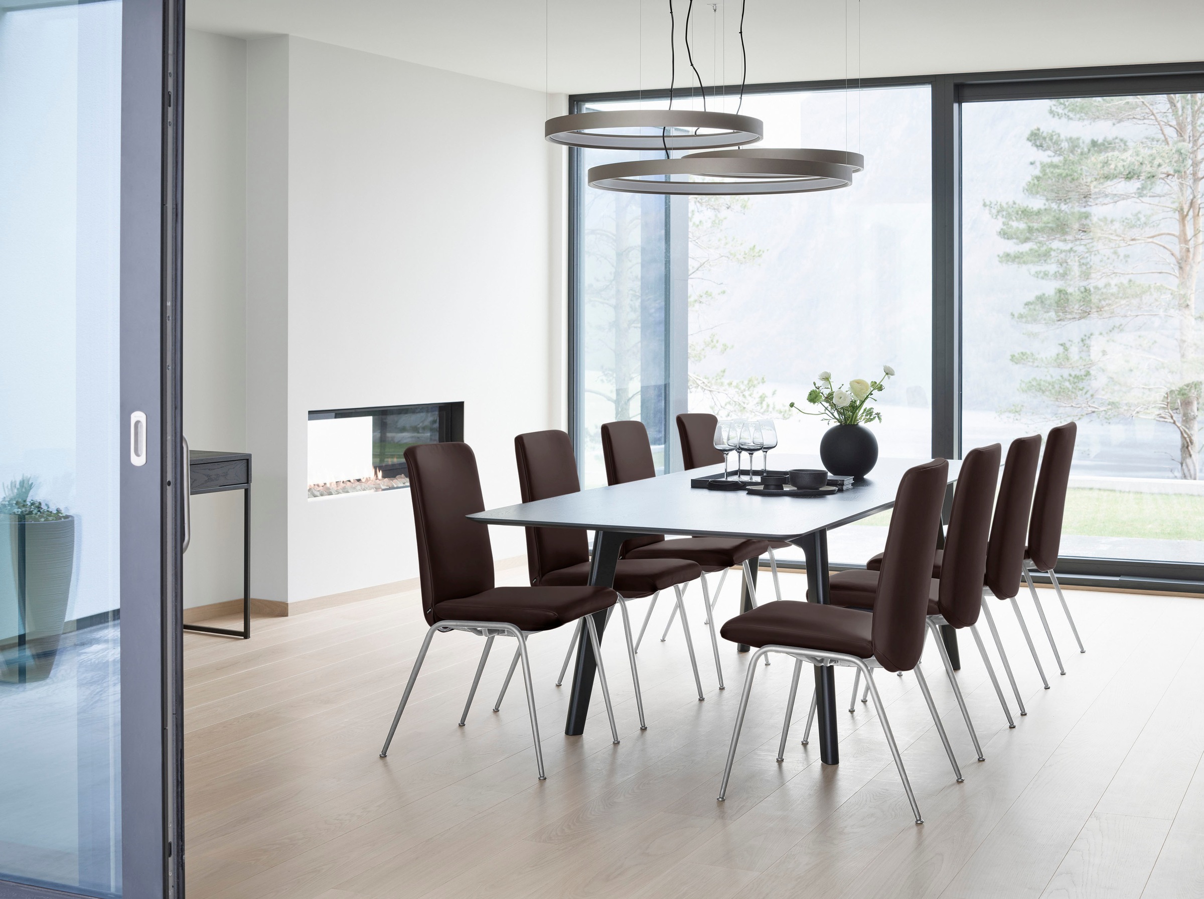 Stressless® Polsterstuhl »Laurel«, Leder PALOMA, Low Back, Größe L, mit Beinen aus Stahl in Chrom matt