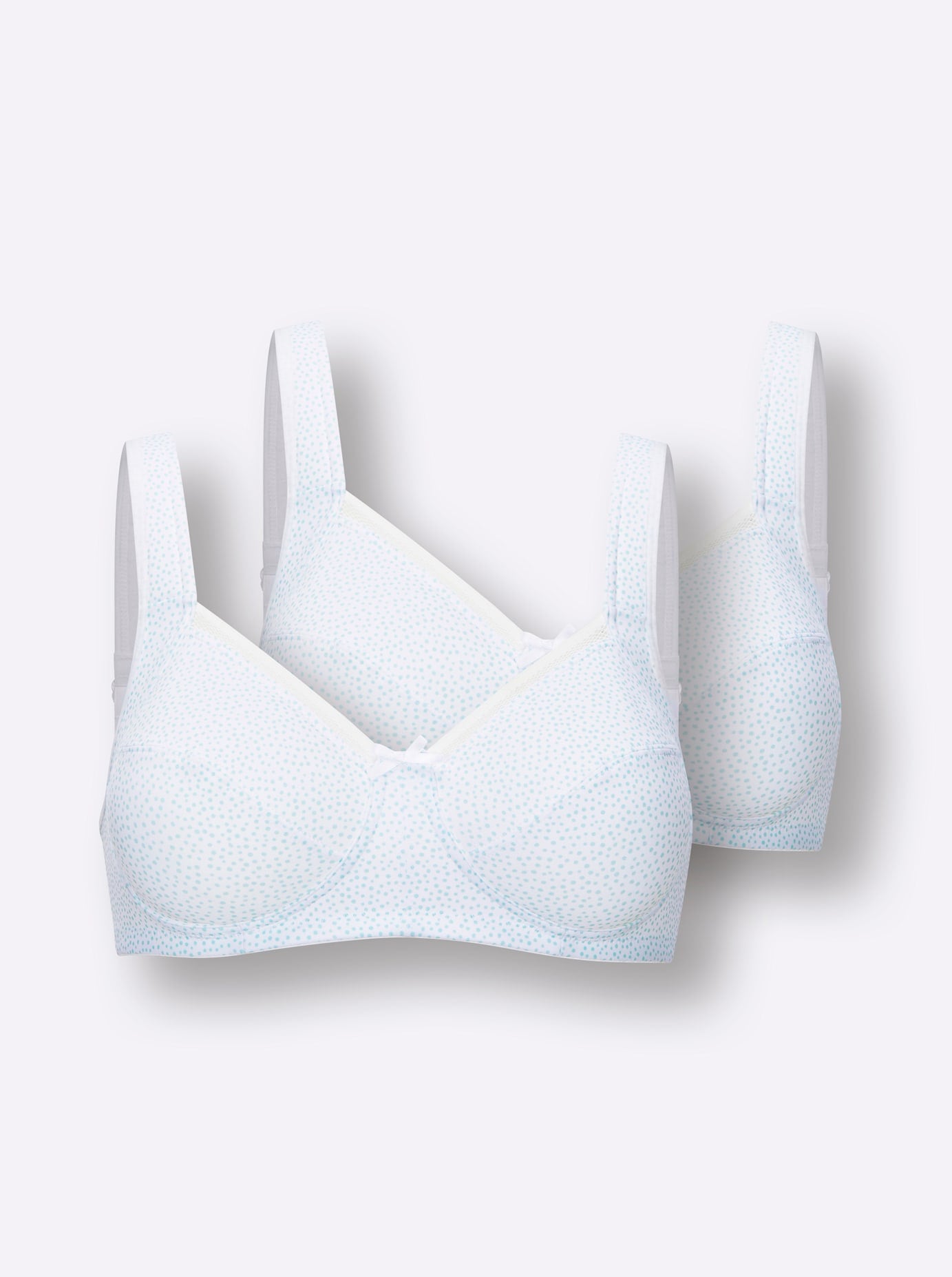 wäschepur Bügelloser BH 2-Stück-Packung, 2 tlg.