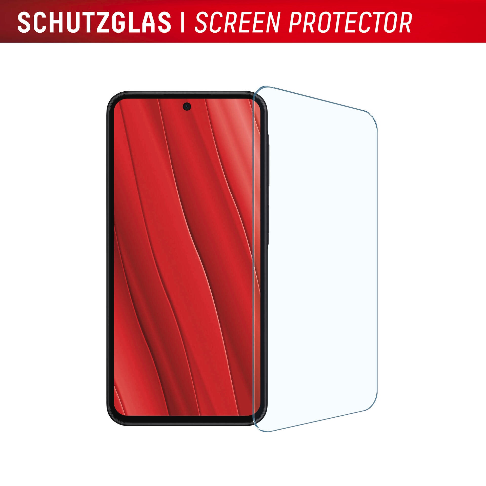 Displex Displayschutzglas »Real Glass Screen Protector« für Samsung Galaxy A27 5G Displayschutzfolie, Schutzfolie, Bildschirmschutz, kratz- & stoßfest