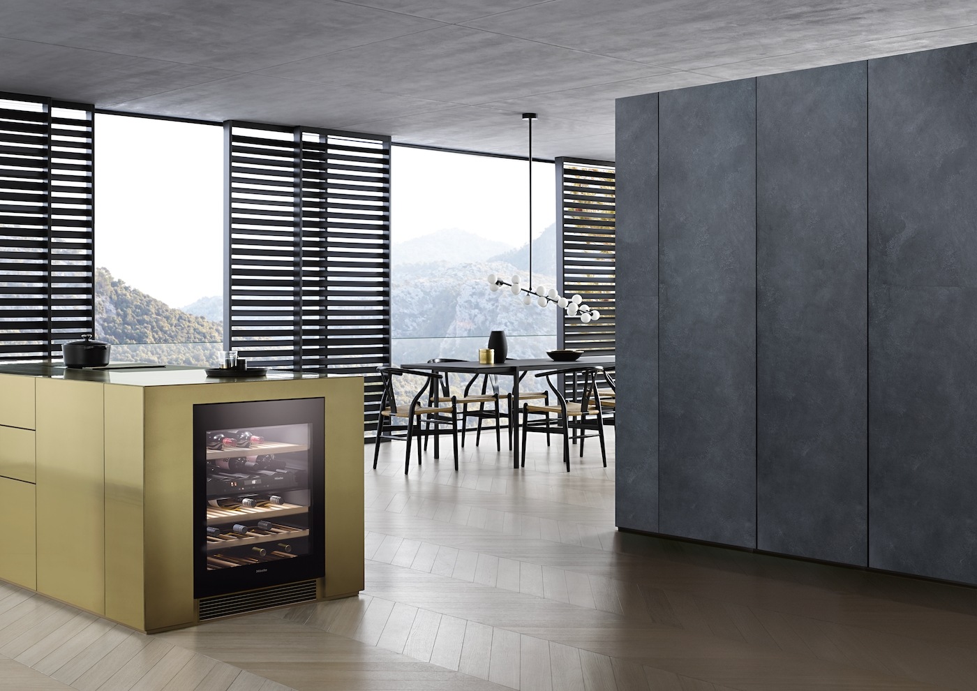 Miele Unterbauweintemperierschrank »KWT 6321 UG«, für 34 St. Standardflaschen á 075l, Glastür/Griff