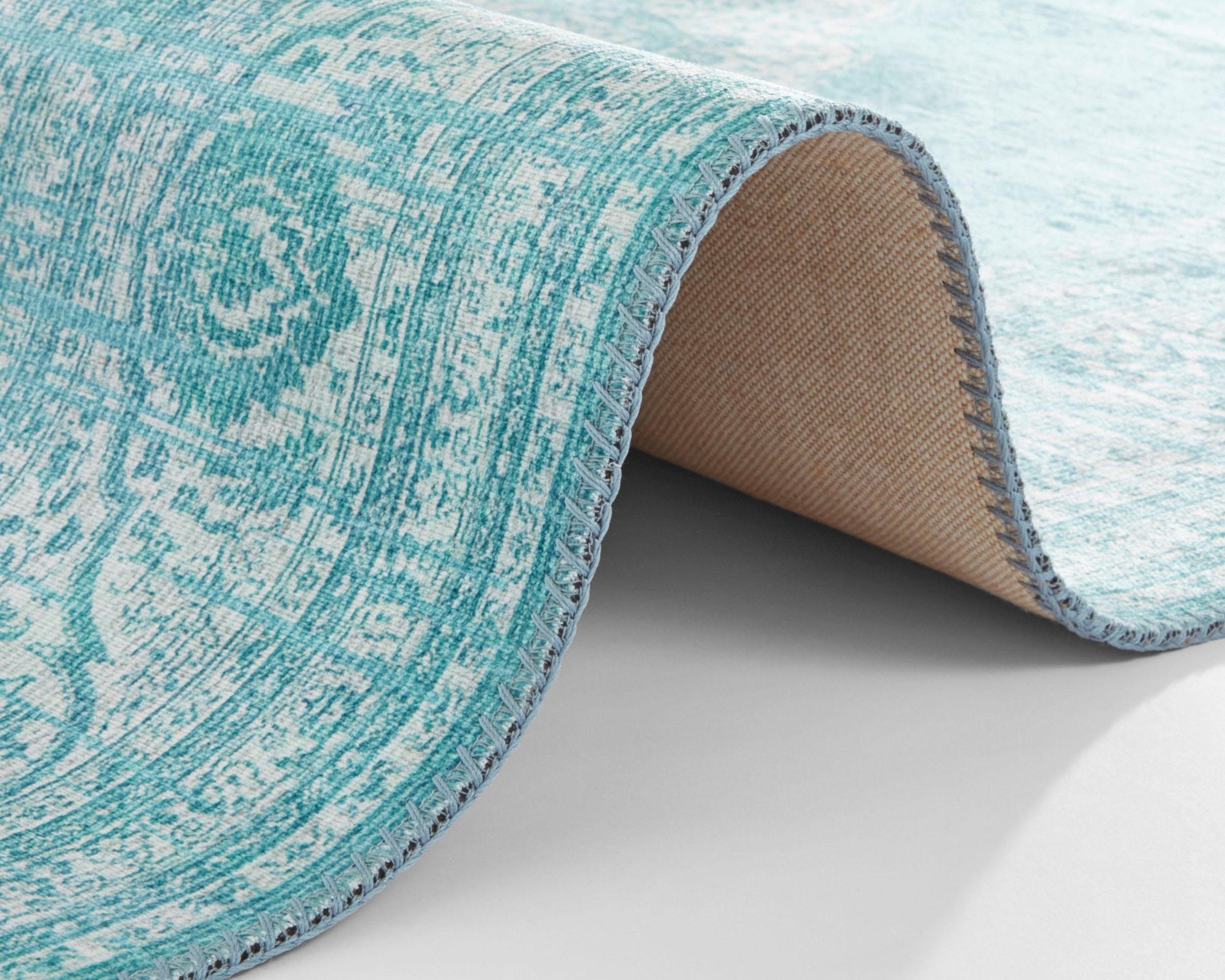 NOURISTAN Teppich »Carme«, rechteckig, 5 mm Höhe, Orientalisch, Orient, Vintage, Wohnzimmer, Schlafzimmer, Esszimmer